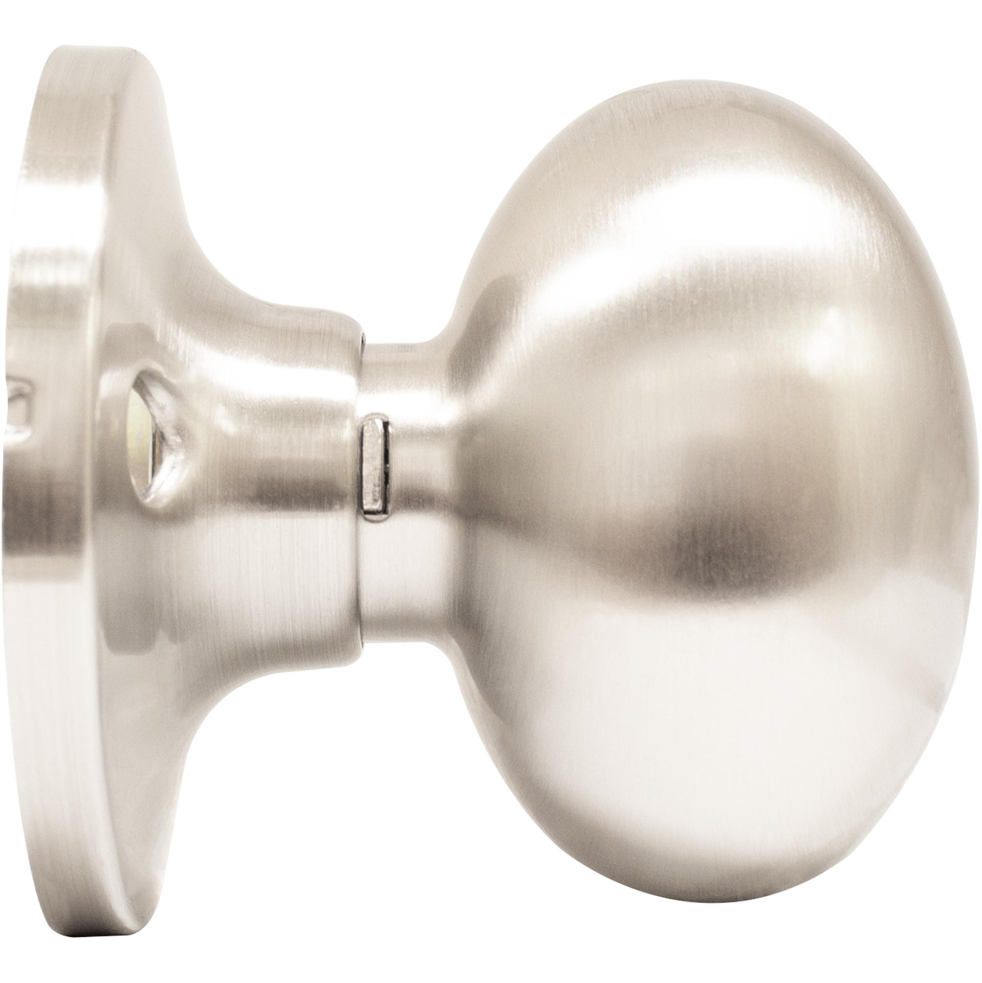 Stone Harbor Hardware Springhill Door Knob, Dummy (Non-Turning) Latch, Satin Nickel
