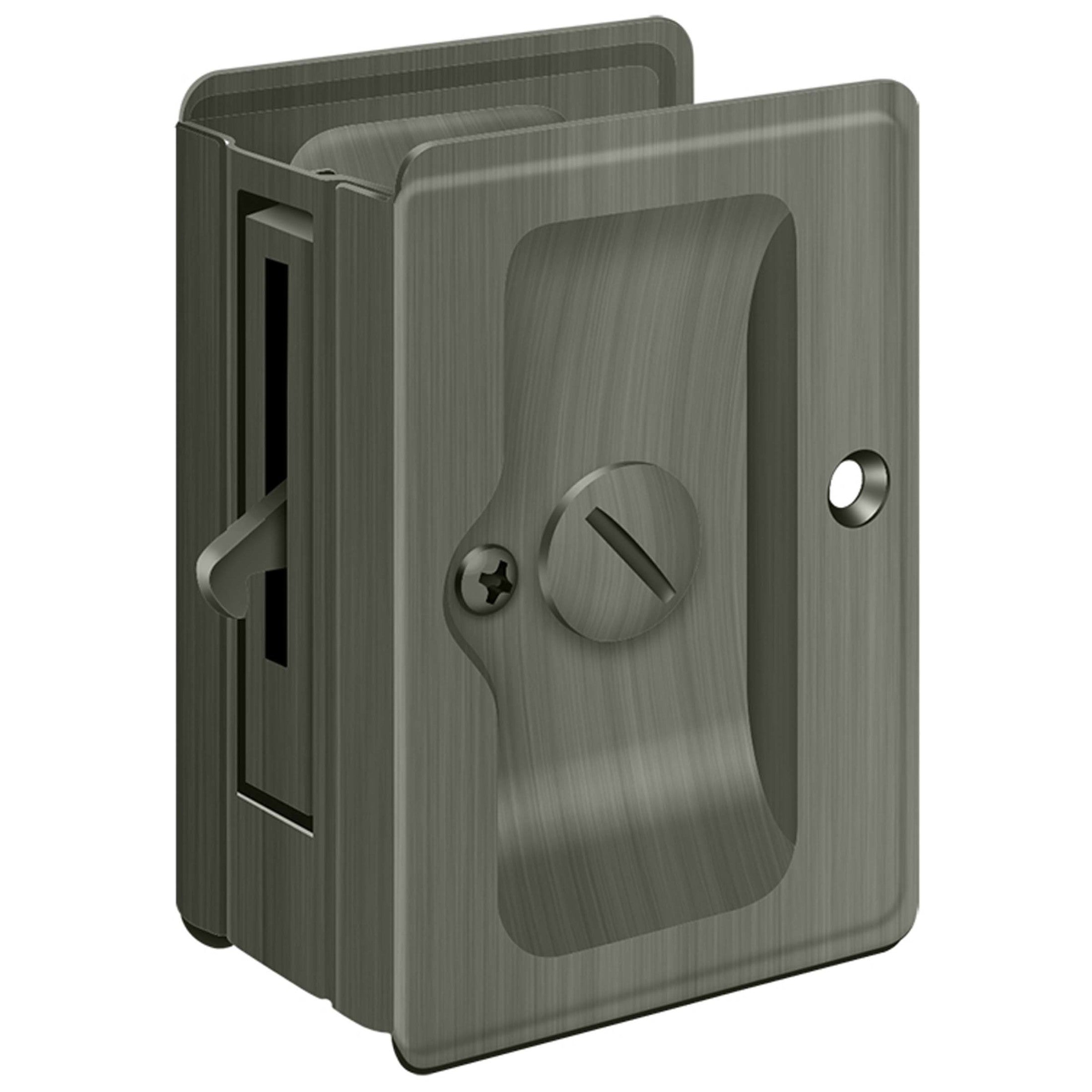 Deltana SDLA325U15A Adjustable 3 1/4-Inch x 2 1/4-Inch Privacy HD Pocket Locks