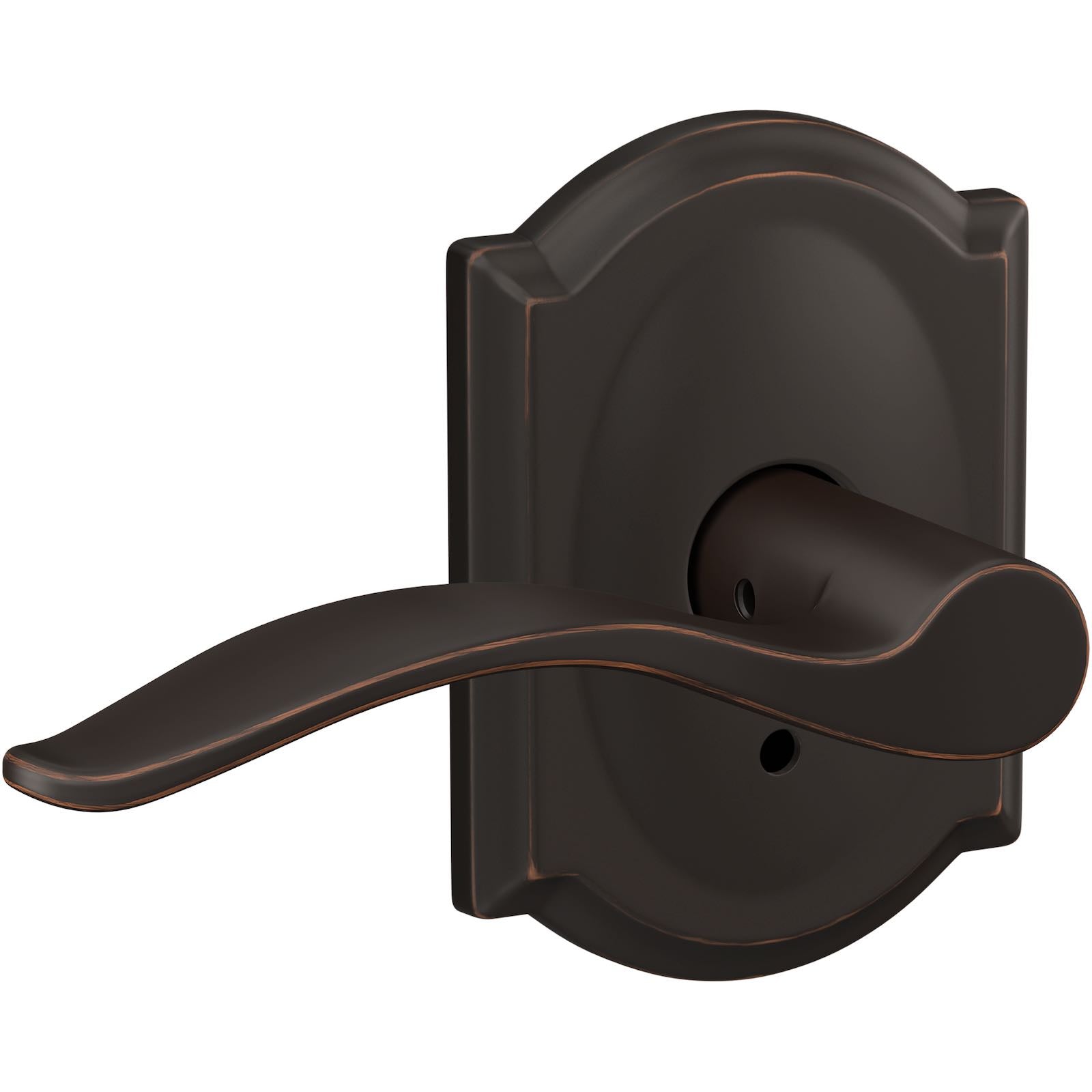 FC21PEN716CAM 16-600 10-027 Pennant / Camelot Passage / Privacy Combo - Aged Bronze