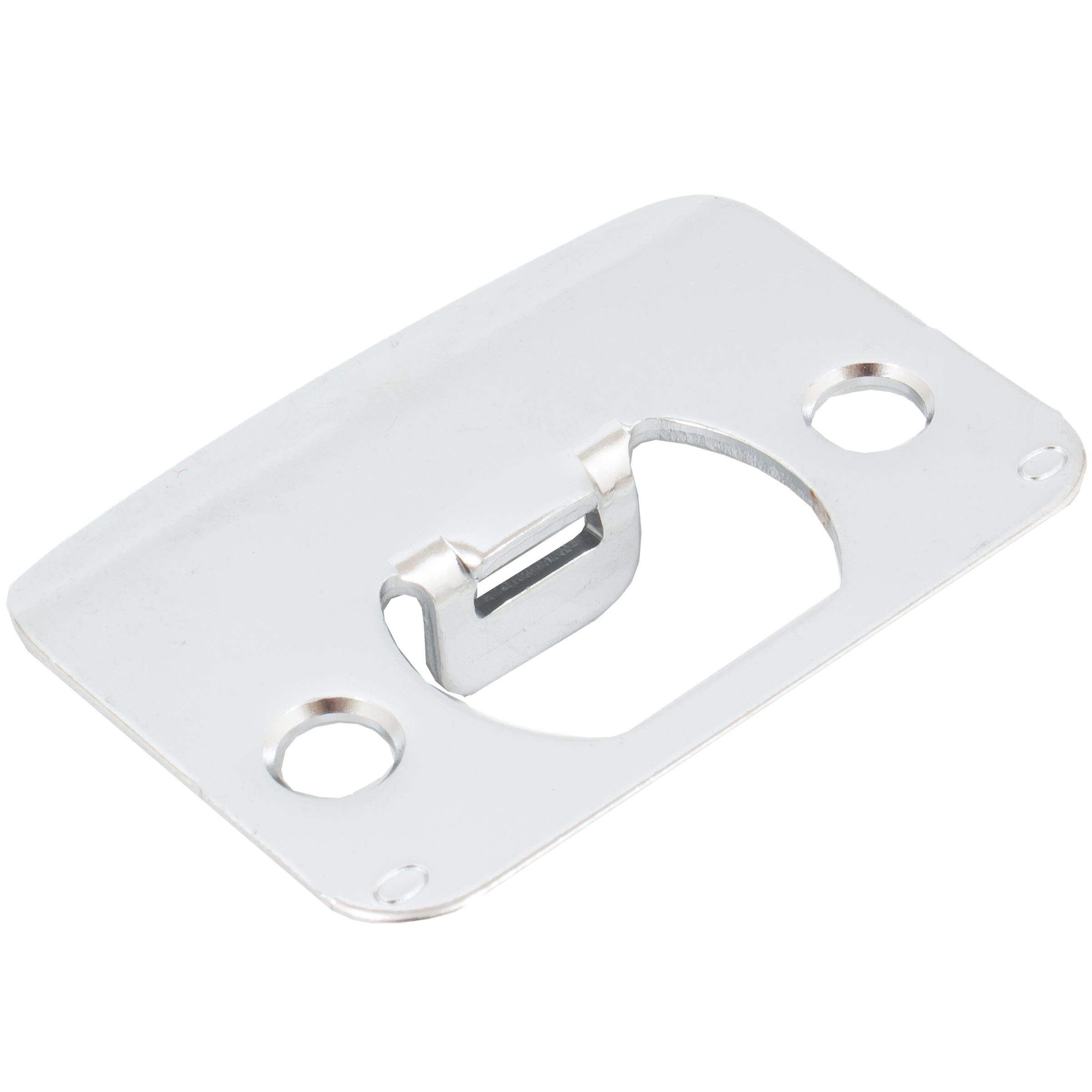 83031-003 UL Round Corner Strike -Polished Chrome