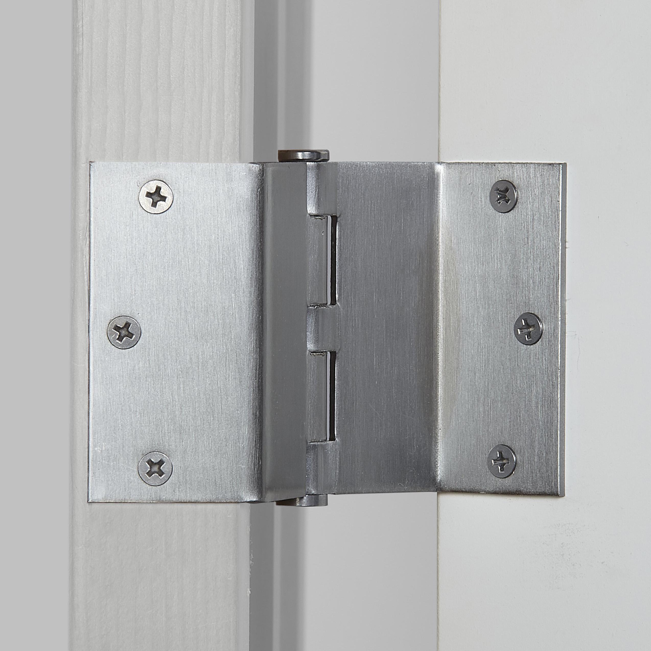 DPBF248 3-1/2" SQR Swing Clear Hinge 1/pk - Satin Chrome