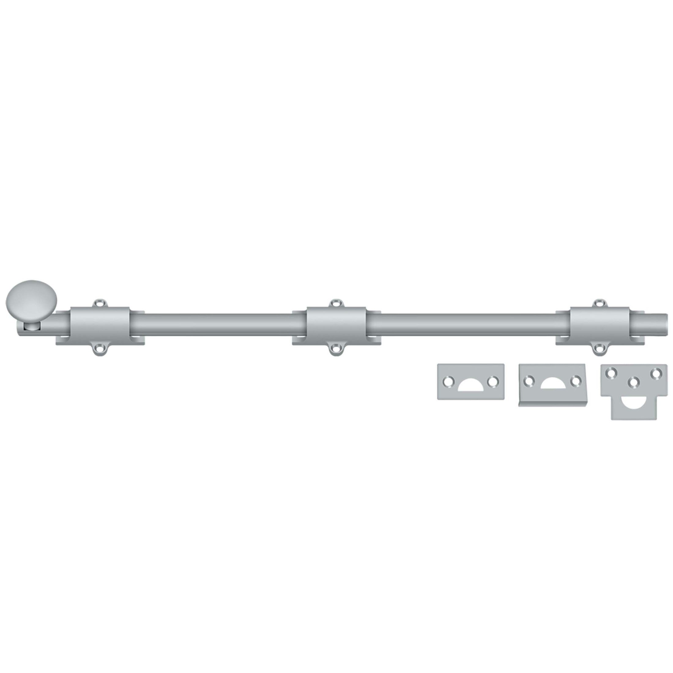 Deltana 18SB26D HD Solid Brass 18-Inch Surface Bolt