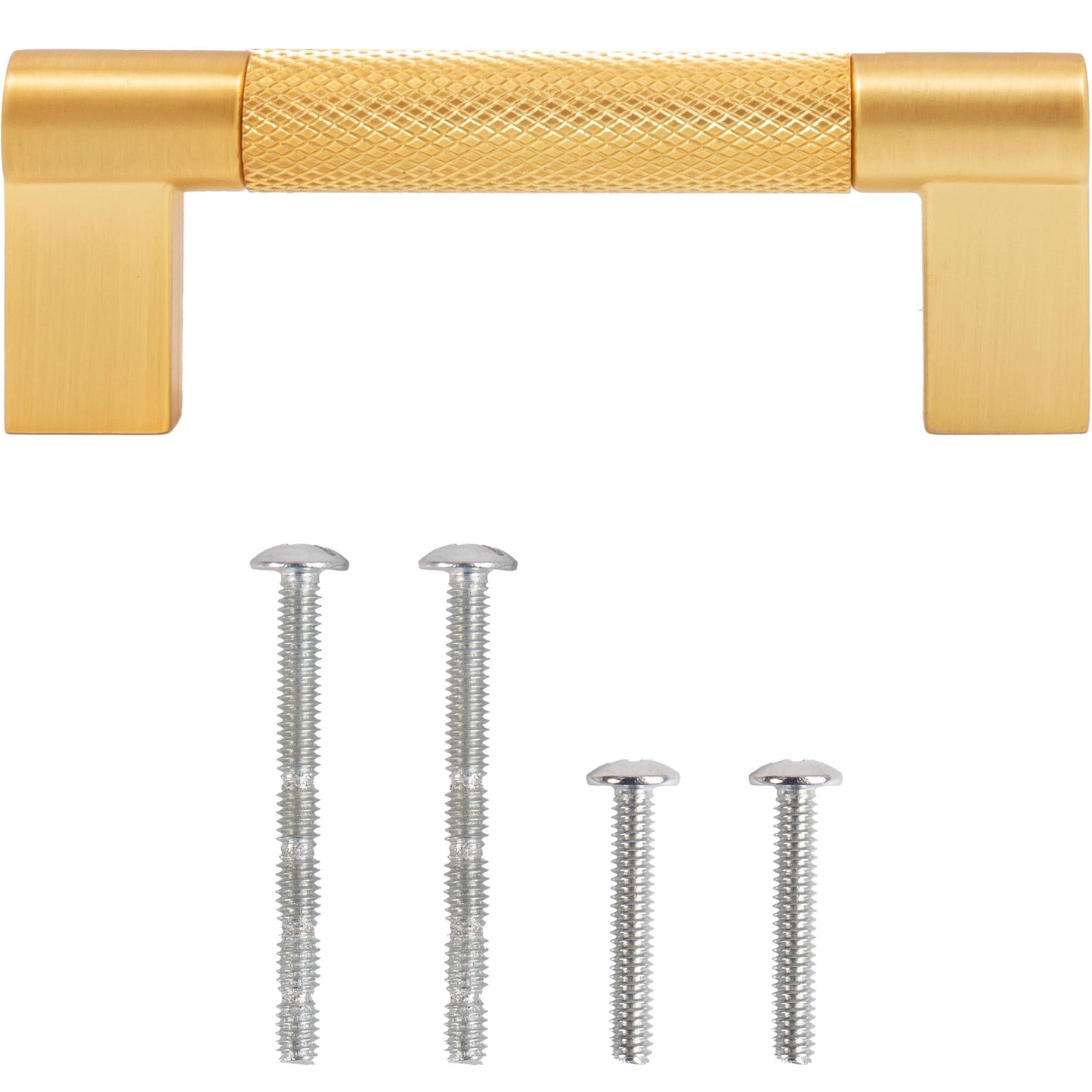 Stone Harbor Hardware Urban Cabinet Pull, 3 Inches, Satin Brass