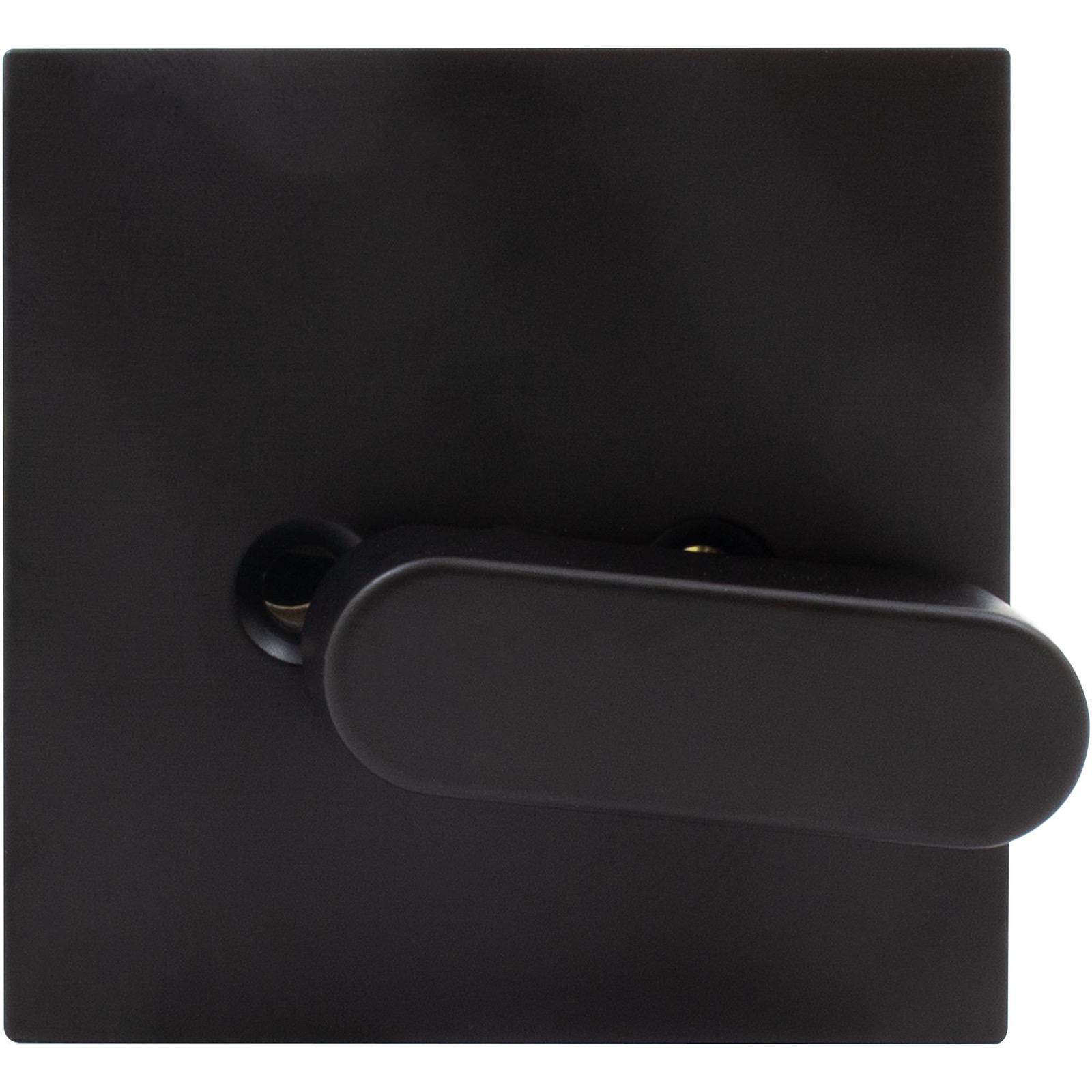 Stone Harbor Hardware Grade 3 Contemporary Square Deadbolt, SC Keyway, Matte Black