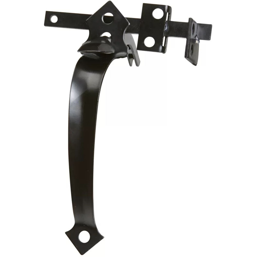 National Hardware - N101-451 V24 In-Swinging Thumb Latch in Black