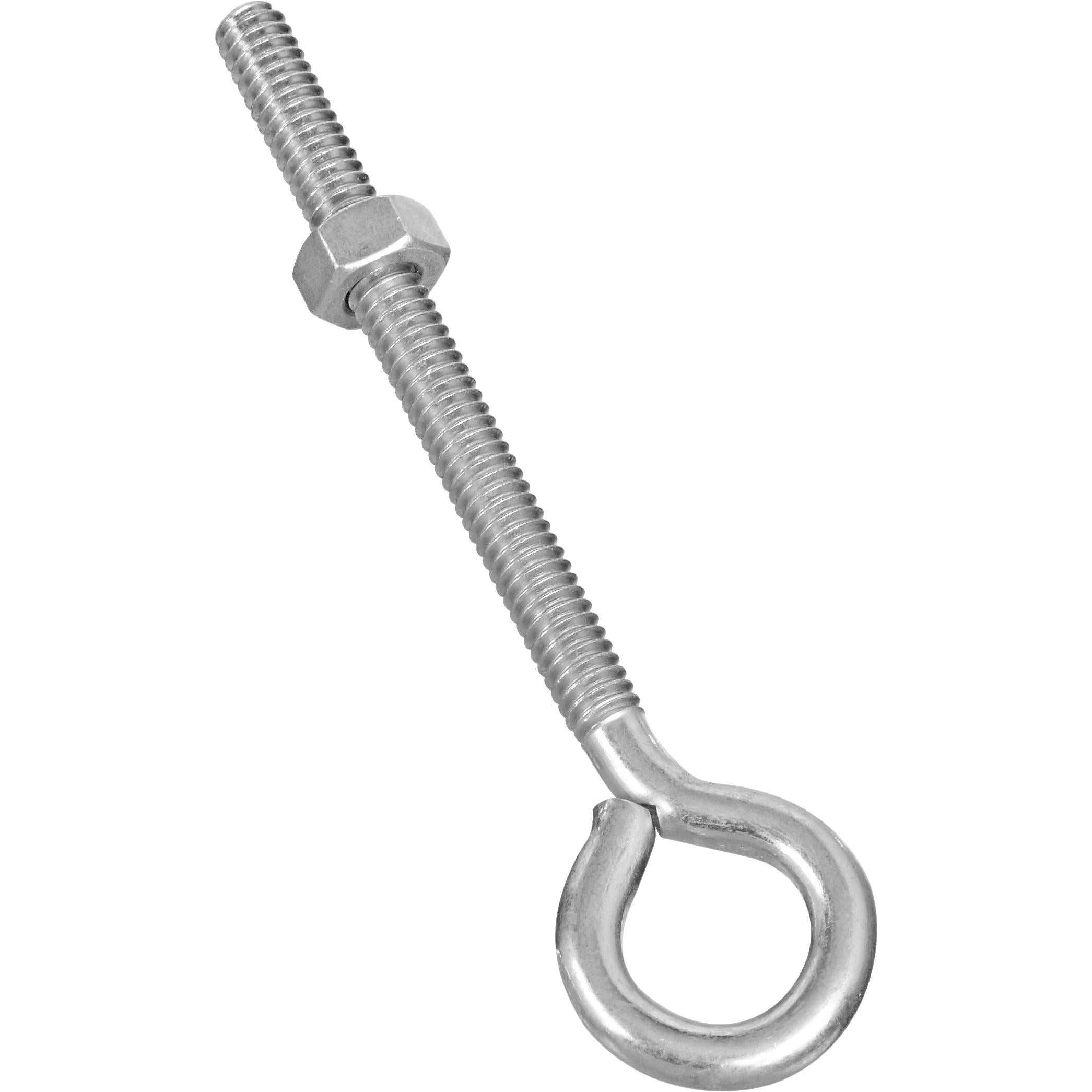 National Hardware - N221-127 2160BC, 1/4" x 4" Eye Bolt in Zinc Plated