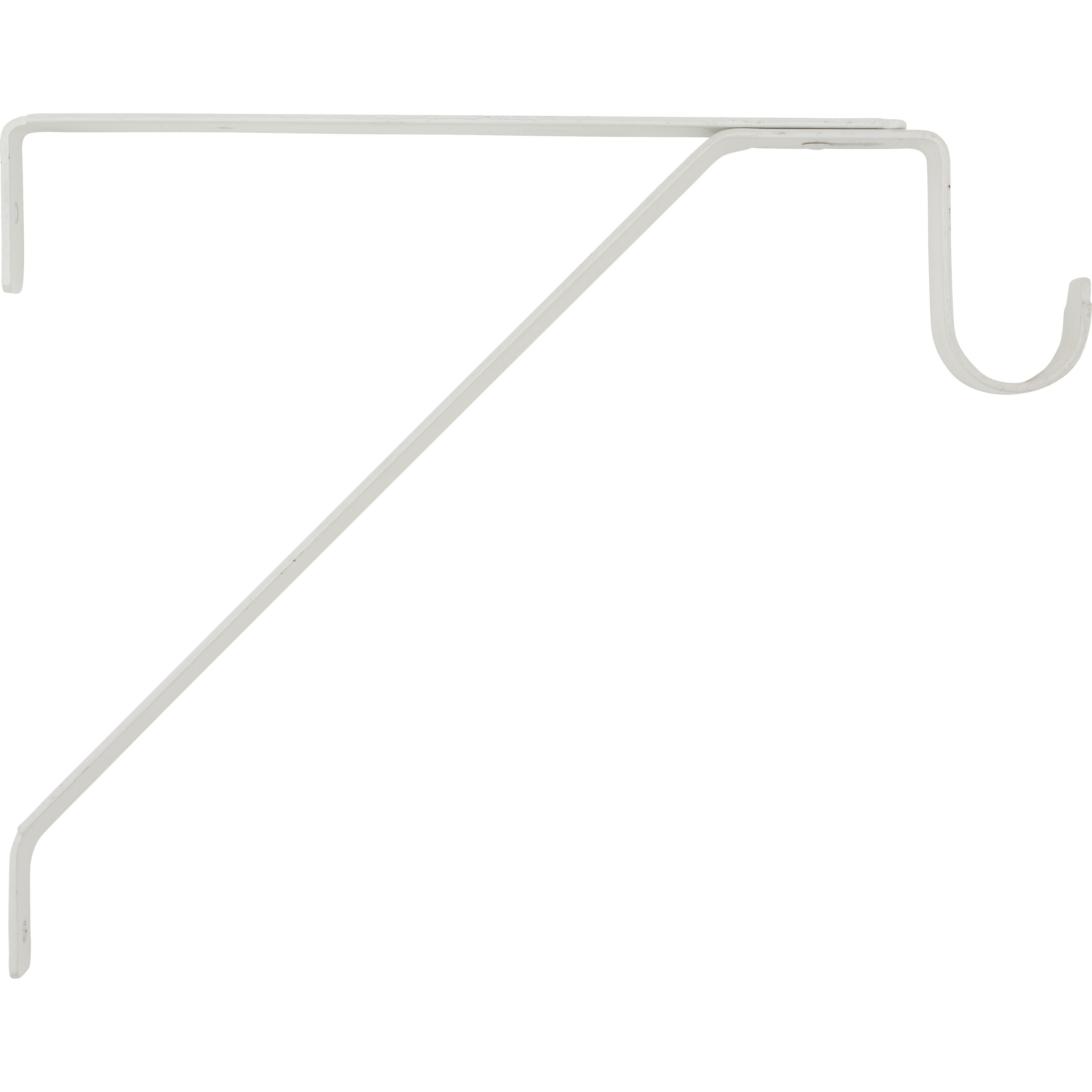 213BC Shelf / Rod Bracket - White