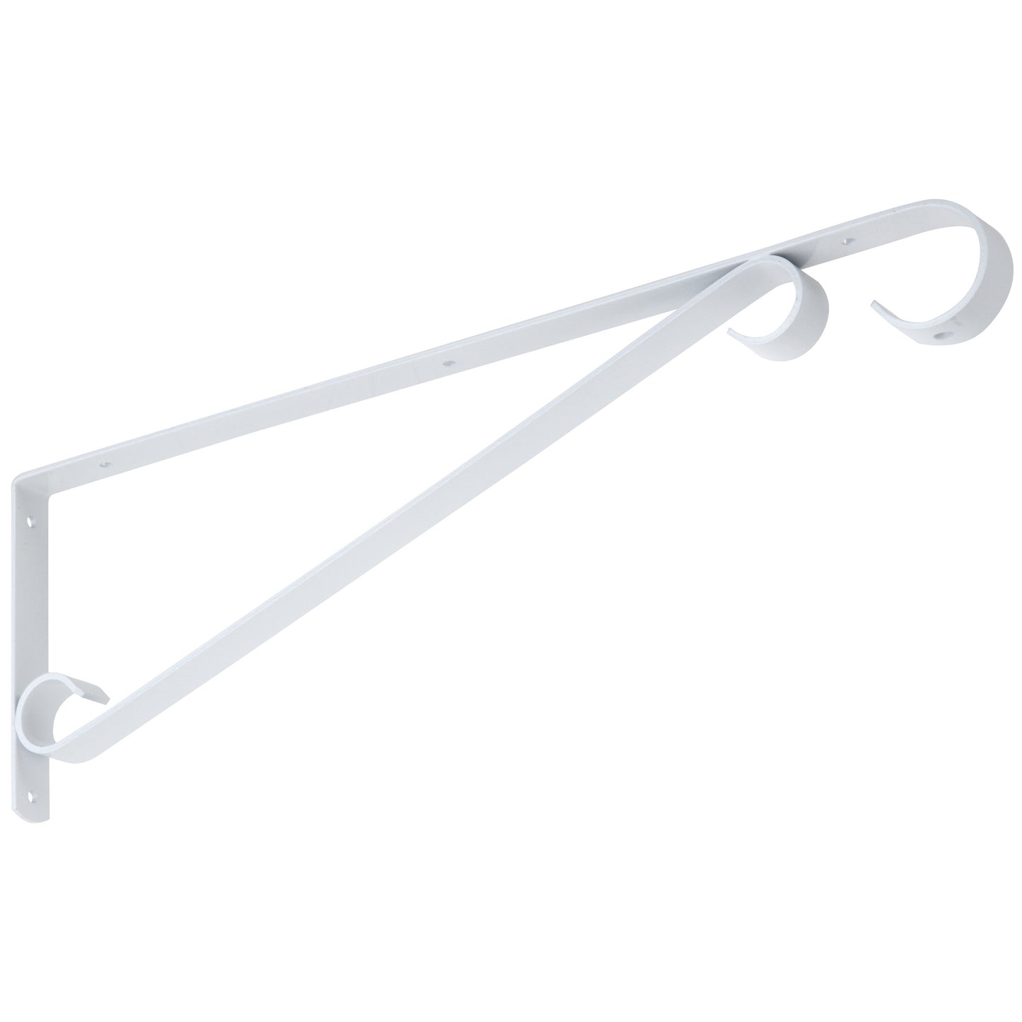 V2656 15" Plant Brackets / Sign Holders - White