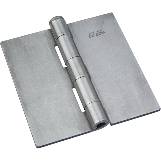 National Hardware - 560 4" SQR Weldable Surface Door Hinge 1/pk - Plain Steel