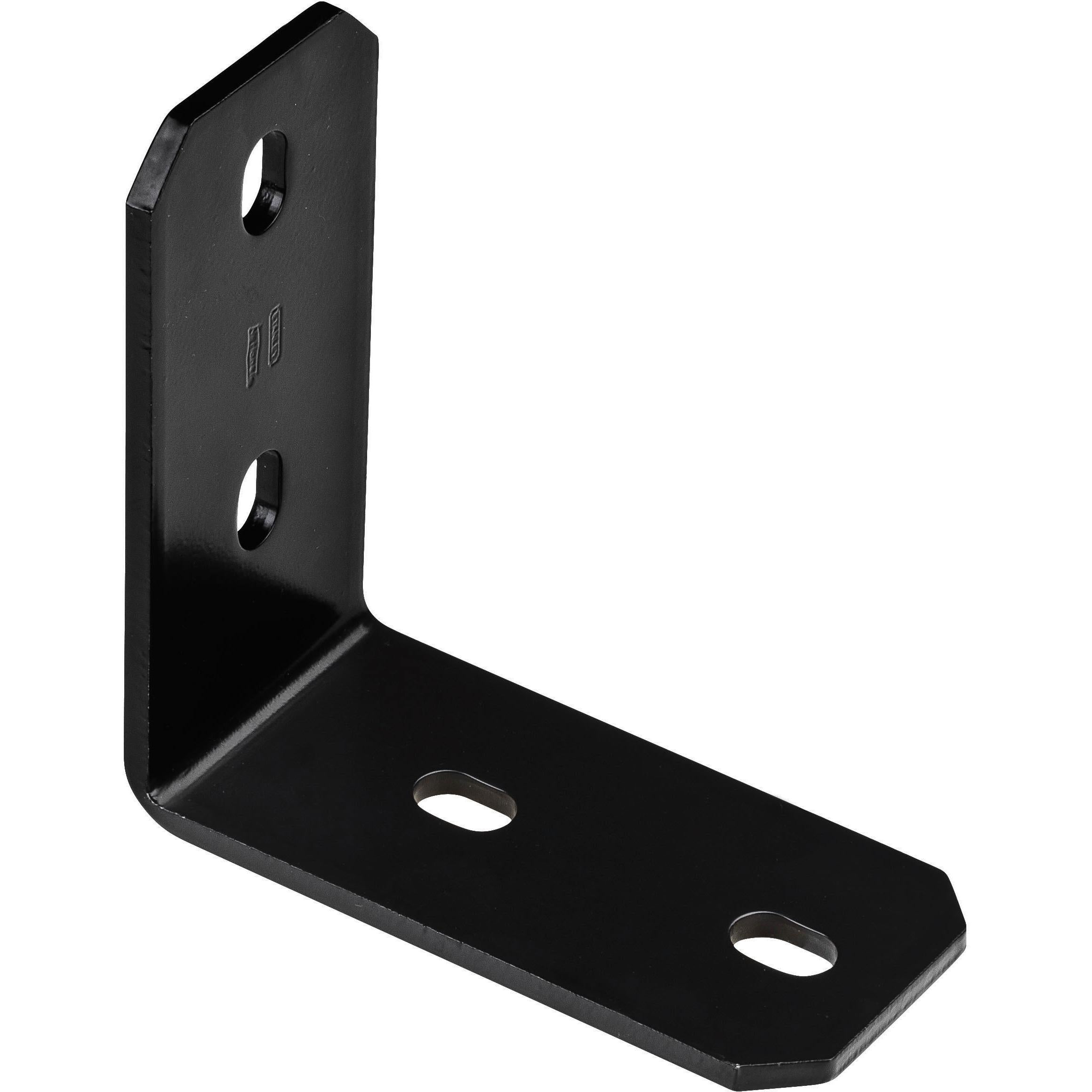 1157BC 6.2" x 3" x 1/4" Corner Brace - Black