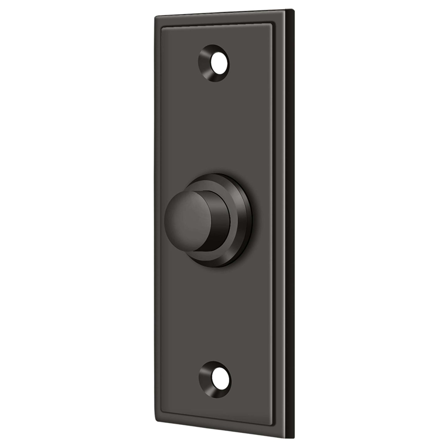 Deltana BBS333U10B Rectangular Contemporary Bell Doorbell Button