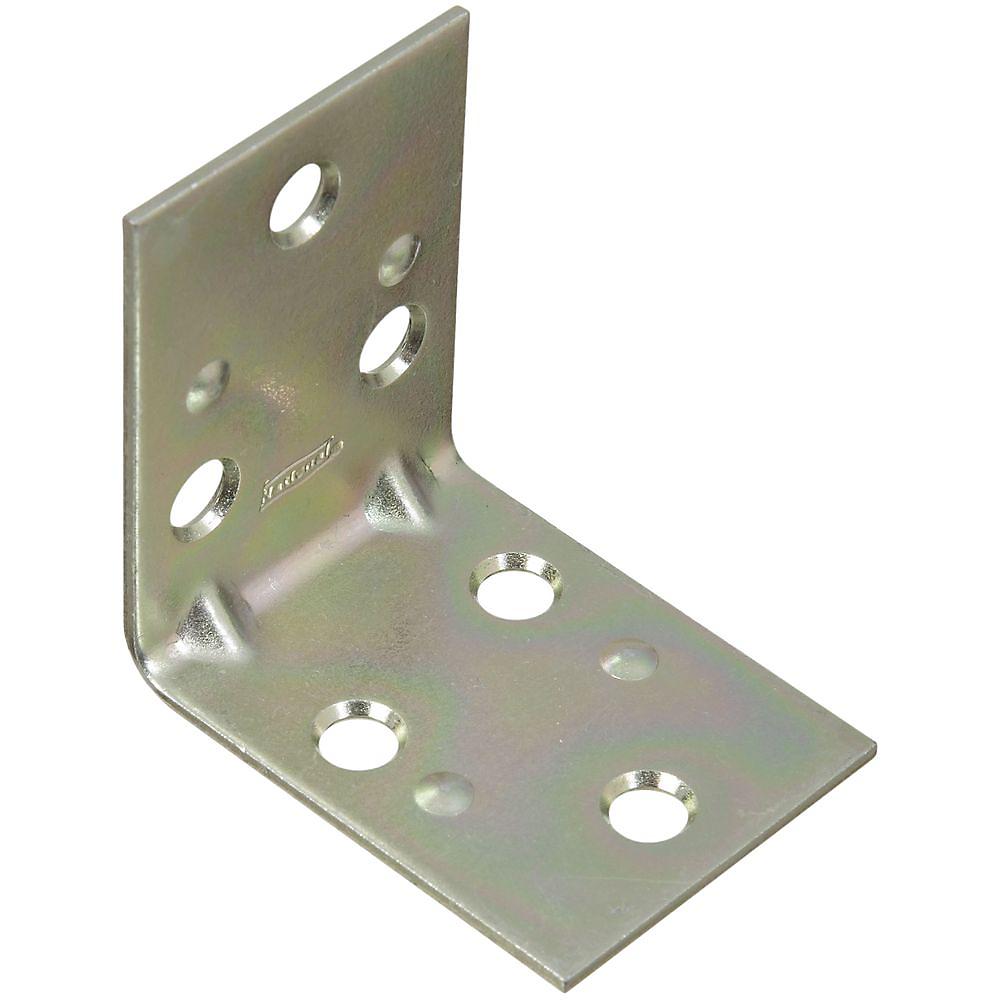 V121 2 x 1-1/2 Corner Brace 2/pk - Zinc Plated