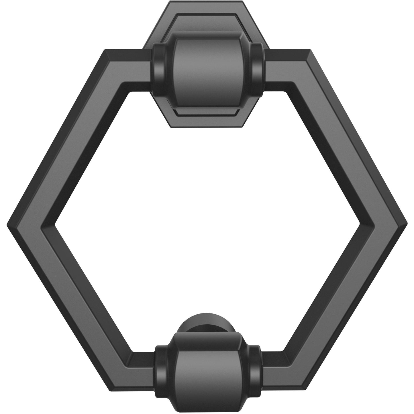 National Hardware - V1918 Powell Door Knocker - Matte Black