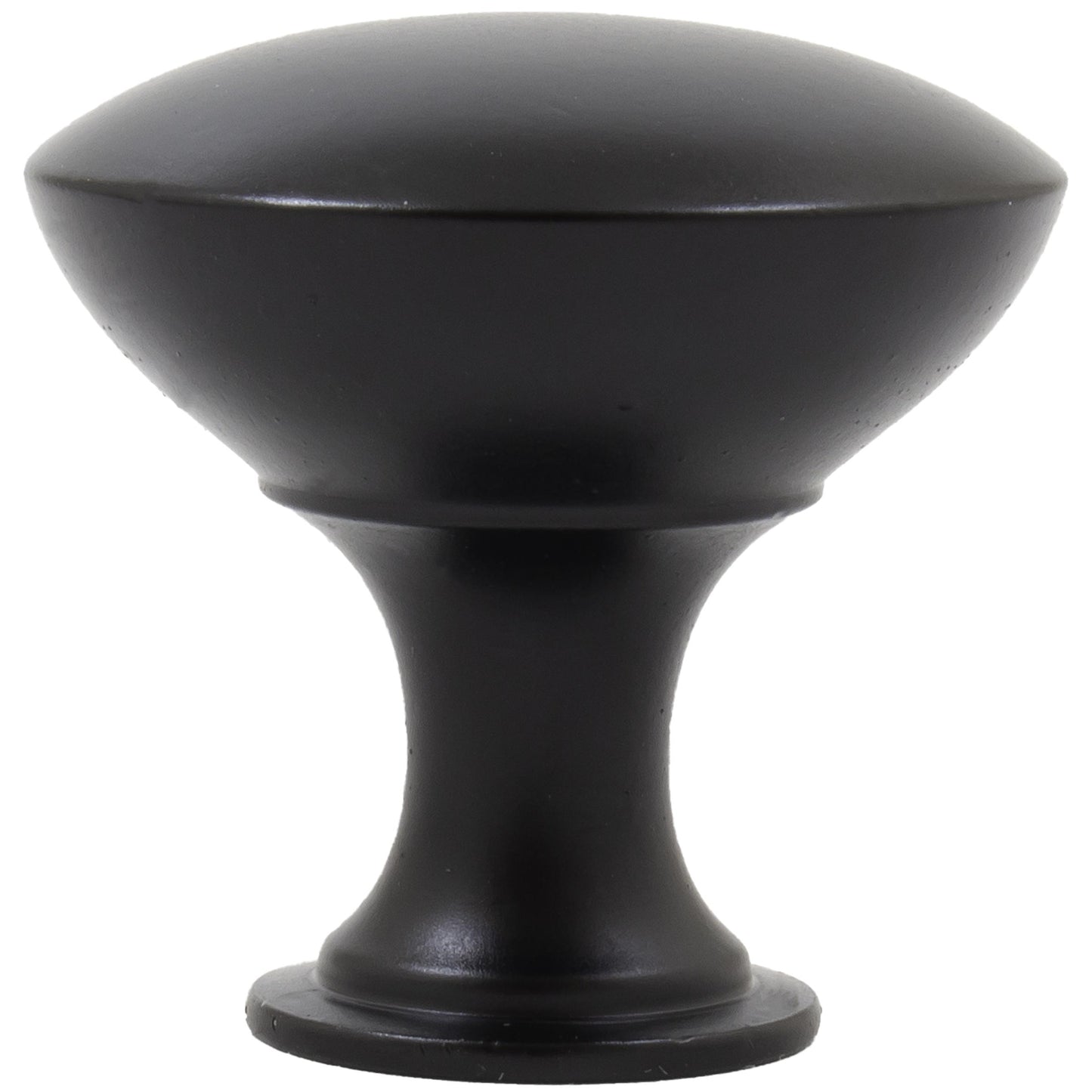 Stone Harbor Hardware Classic Cabinet Knob, 1-1/8 Inches, Matte Black