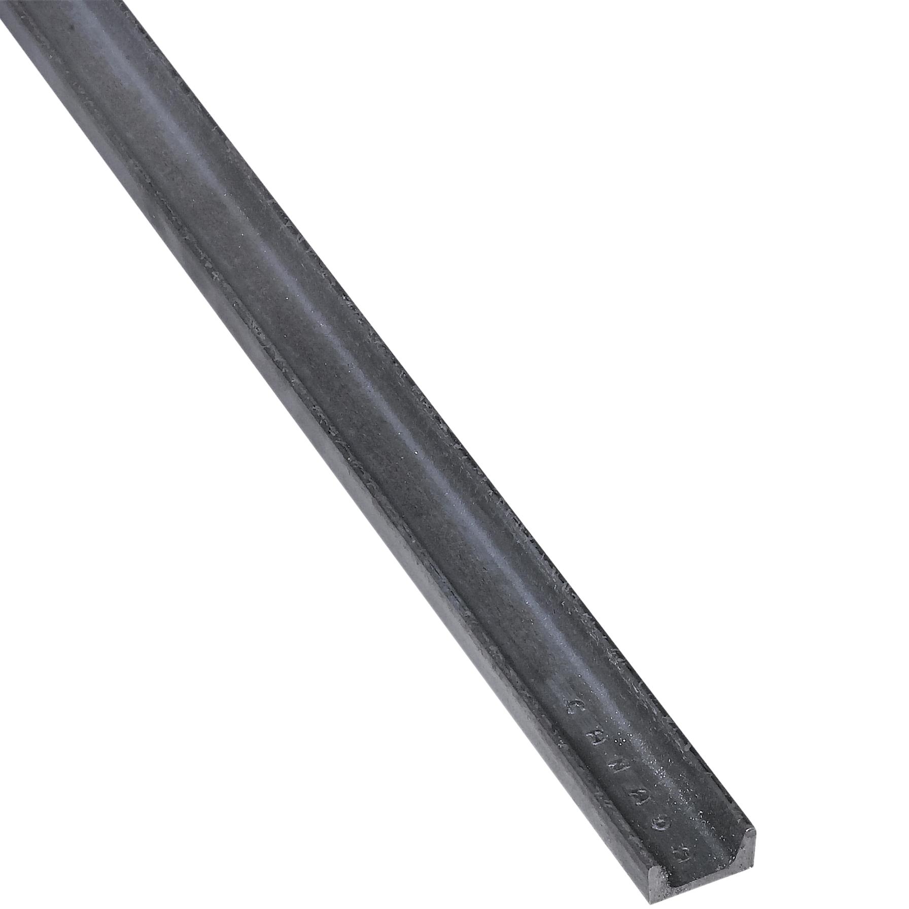 4080BC 1/2" x 1" x 36" Channel 1/8" Thick - Plain Steel