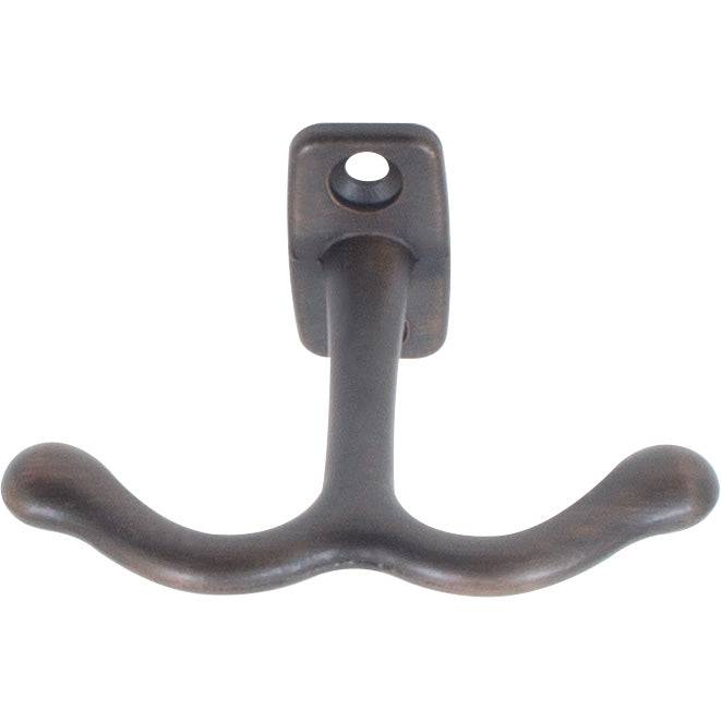 Stone Harbor Hardware Ceiling/Locker Hook, 3-1/8" Wide, 2-1/8" Projection, Vintage Bronze