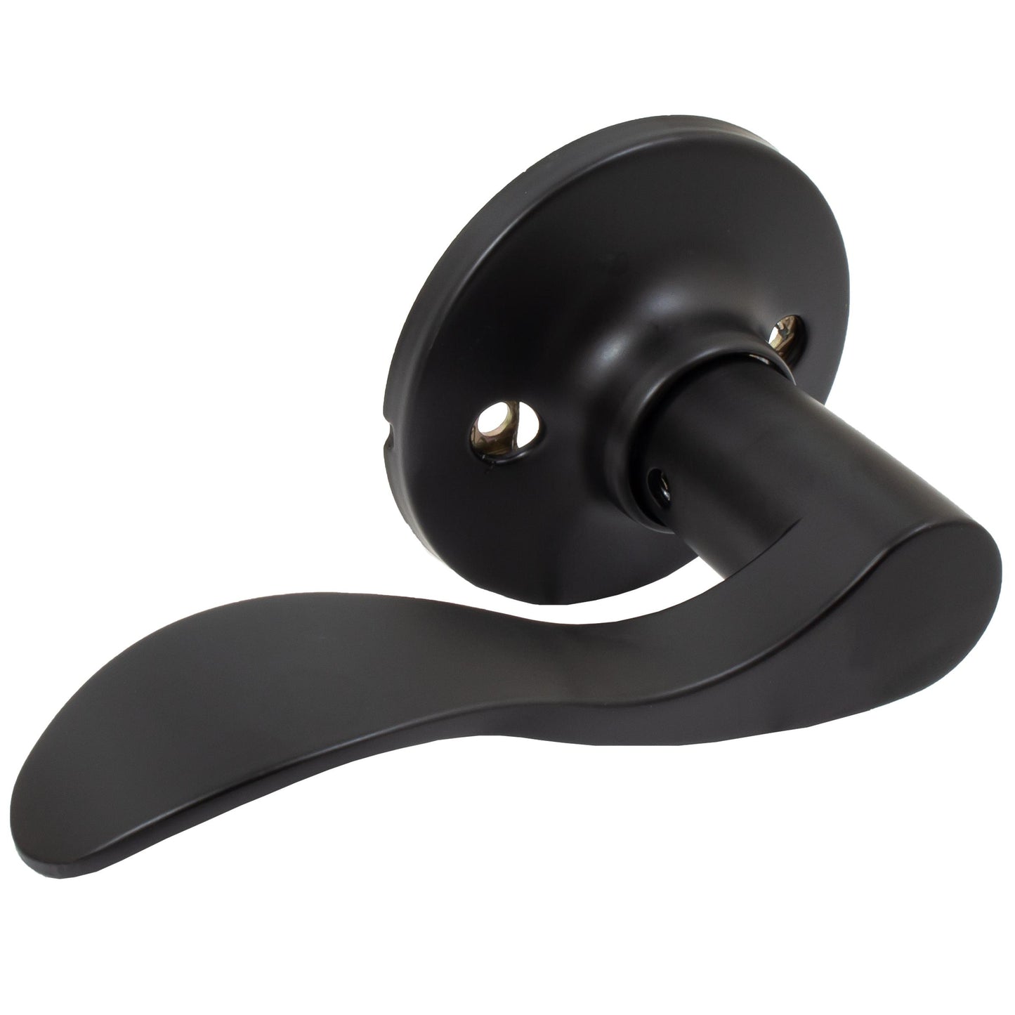 Stone Harbor Hardware Beaverton Door Lever, Dummy (Non-Turning) Latch, Left-Handed, Matte Black