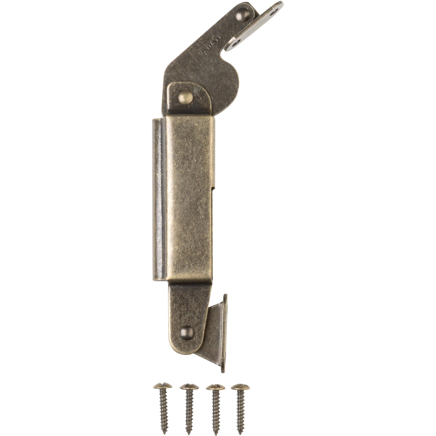 National Hardware - V1893C Spring Lid Support - Antique Brass