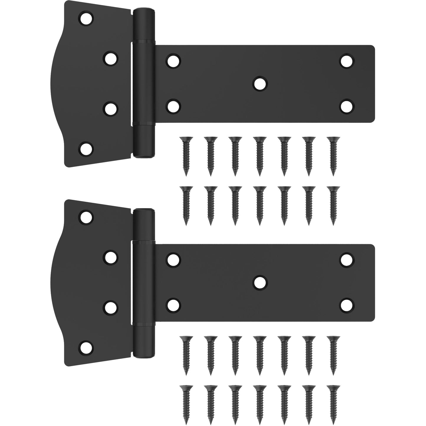 V1143 Rustic Modern T-Hinge - Black