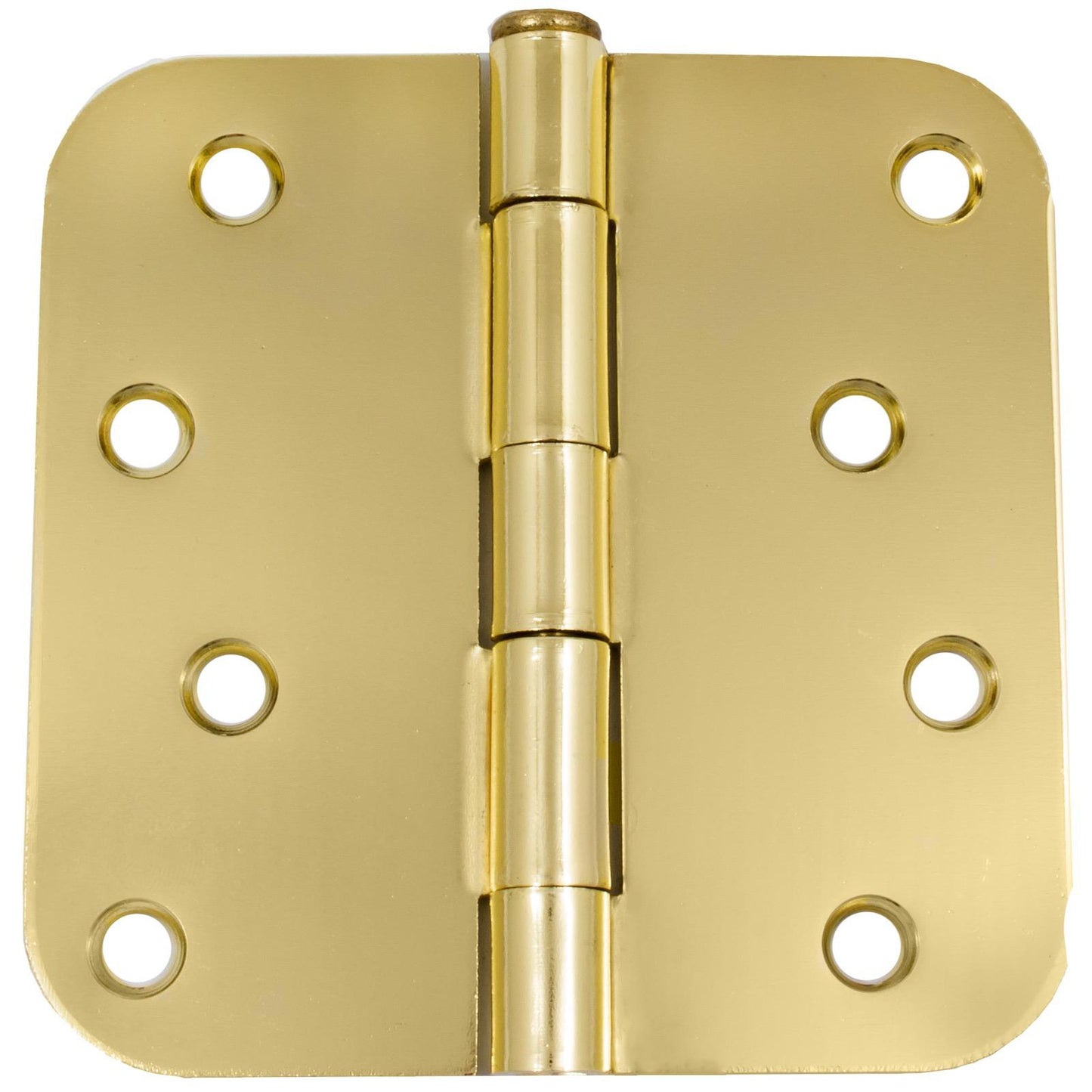 Stone Harbor Hardware Standard Hinge, 4 Inches, 5/8" Radius Corner, Bulk Pack (100 Each), Satin Bright Brass