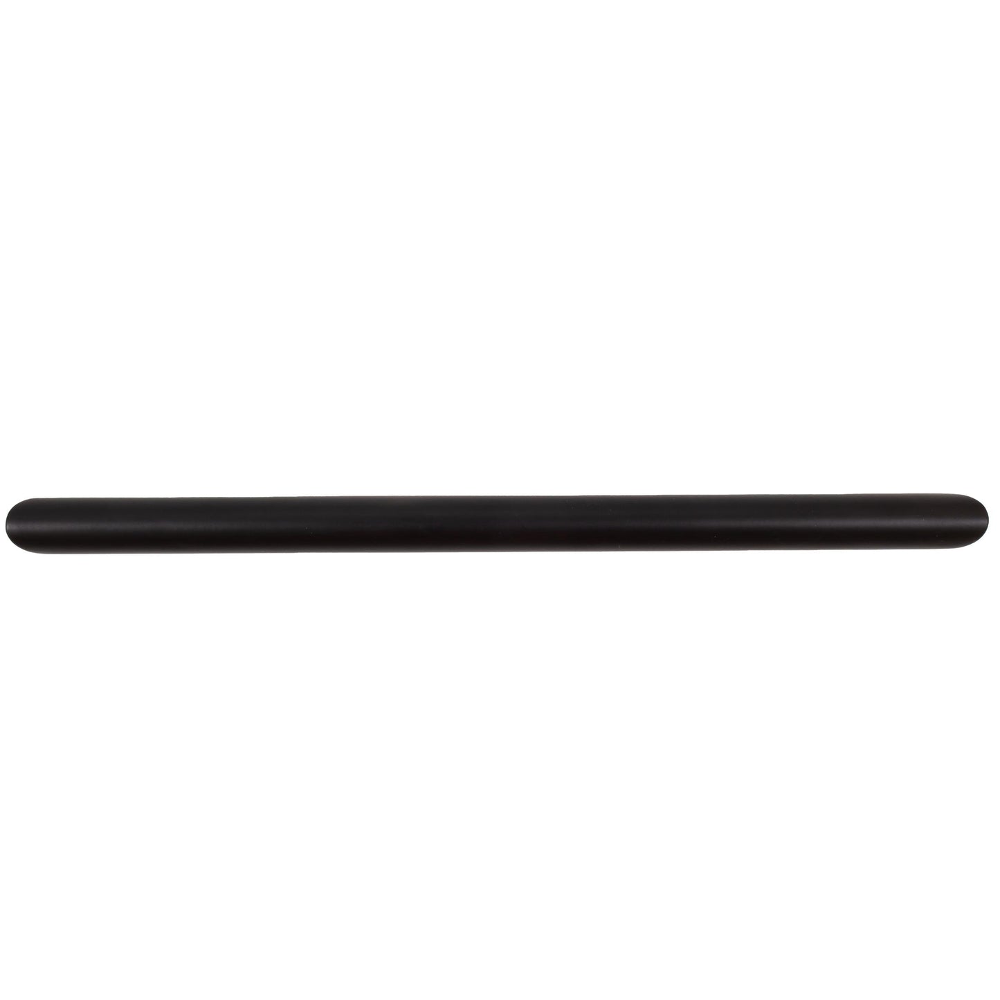 Stone Harbor Hardware Contemporary Round Cabinet Pull, 160 Millimeters, Stainless Steel Base Material, Matte Black
