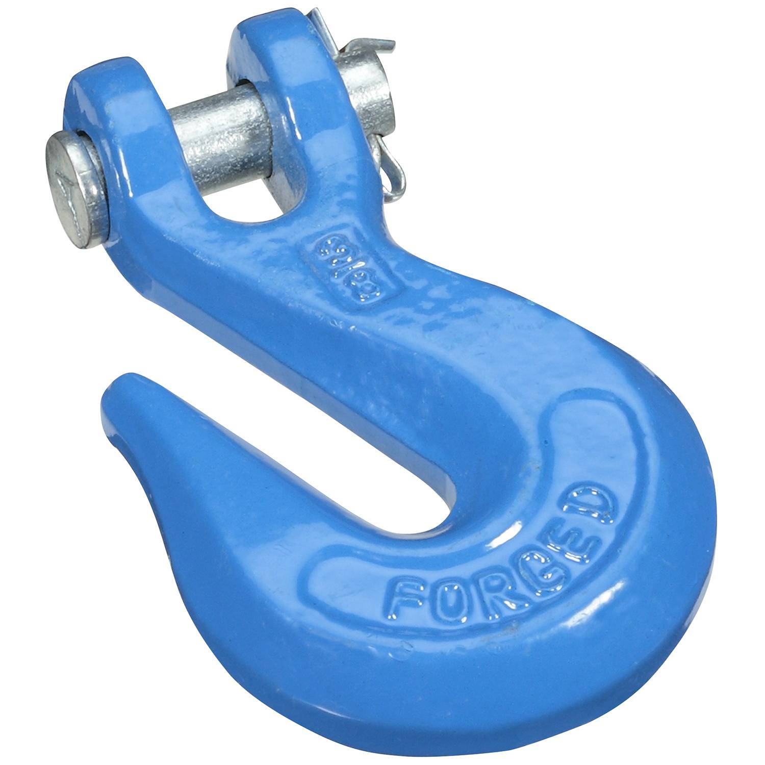 National Hardware - N177-238 3240BC 3/8" Clevis Grab Hook in Blue