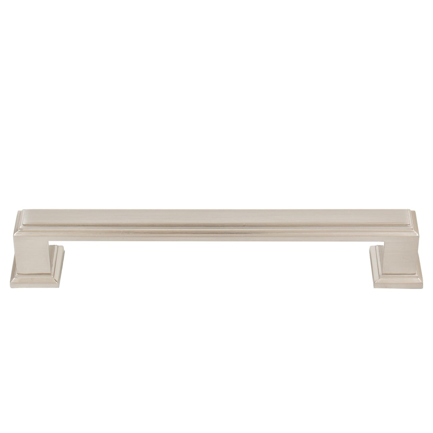 Stone Harbor Hardware Metropolis Cabinet Pull, 128 Millimeters, Satin Nickel