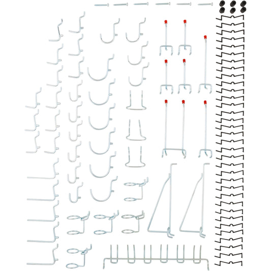 CD8377 Peg Hook Assortment - Zinc Plated