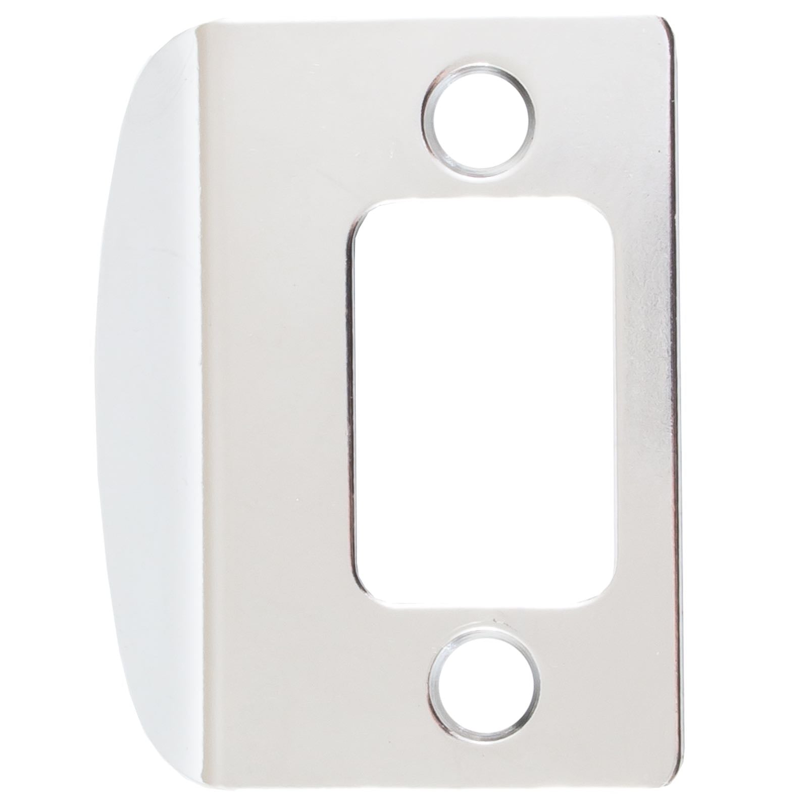 84638-002 2-1/4" SC Full Lip Deadbolt Strike - Polished Chrome