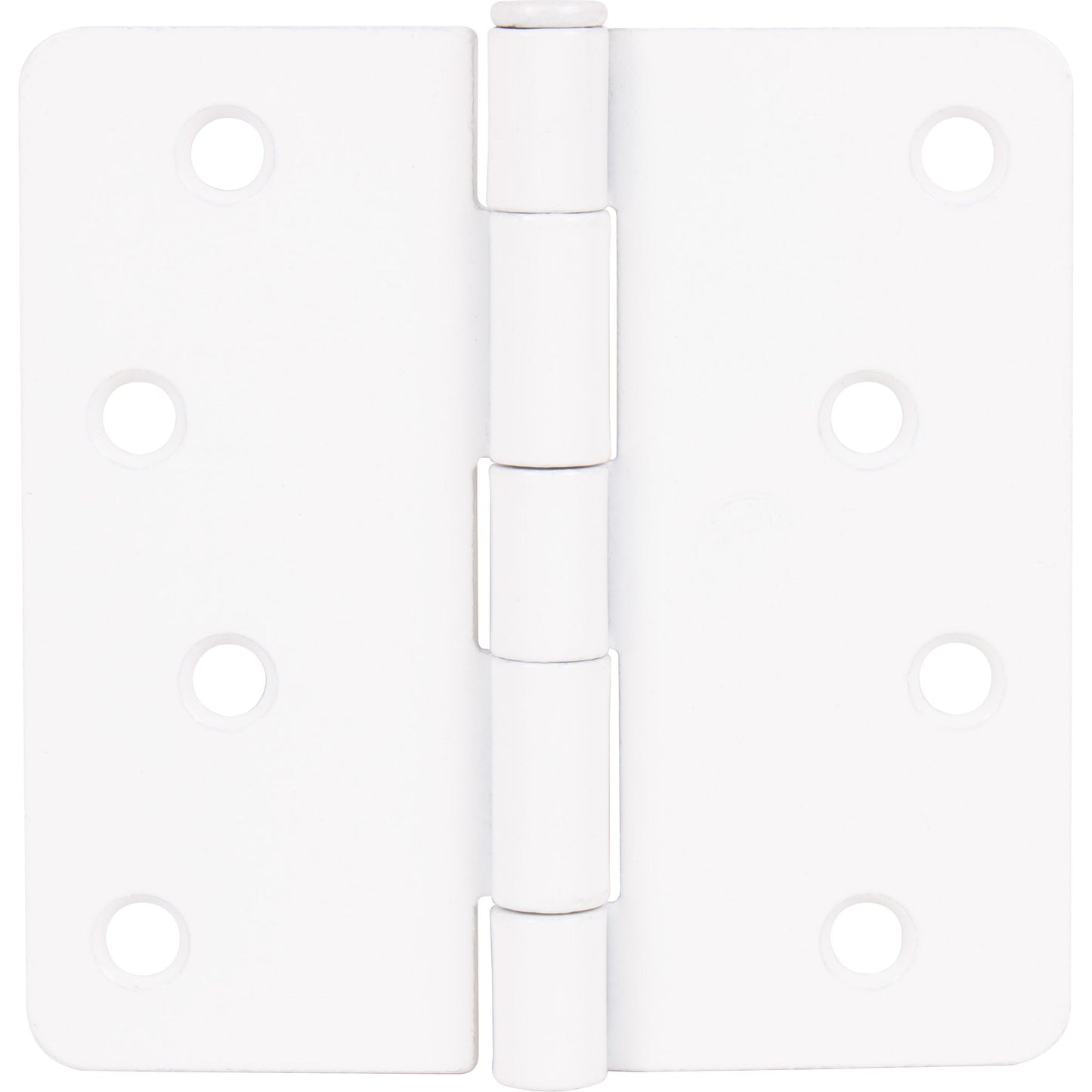 Stone Harbor Hardware 4" Door Hinges, 1/4" Radius Corner, White, 3-Pack