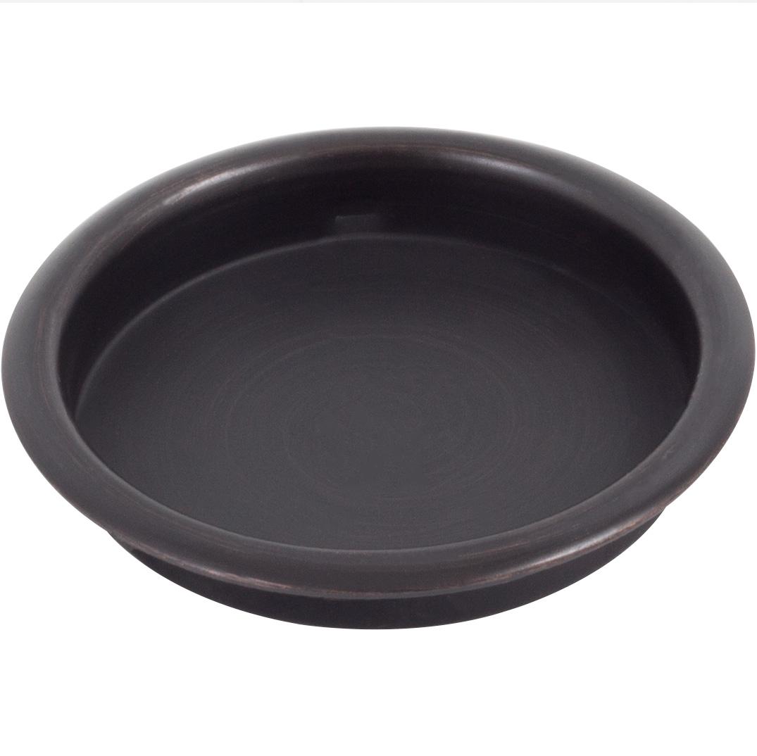 Stone Harbor Hardware Flush Door Pull, 2-1/8 Inches, Vintage Bronze