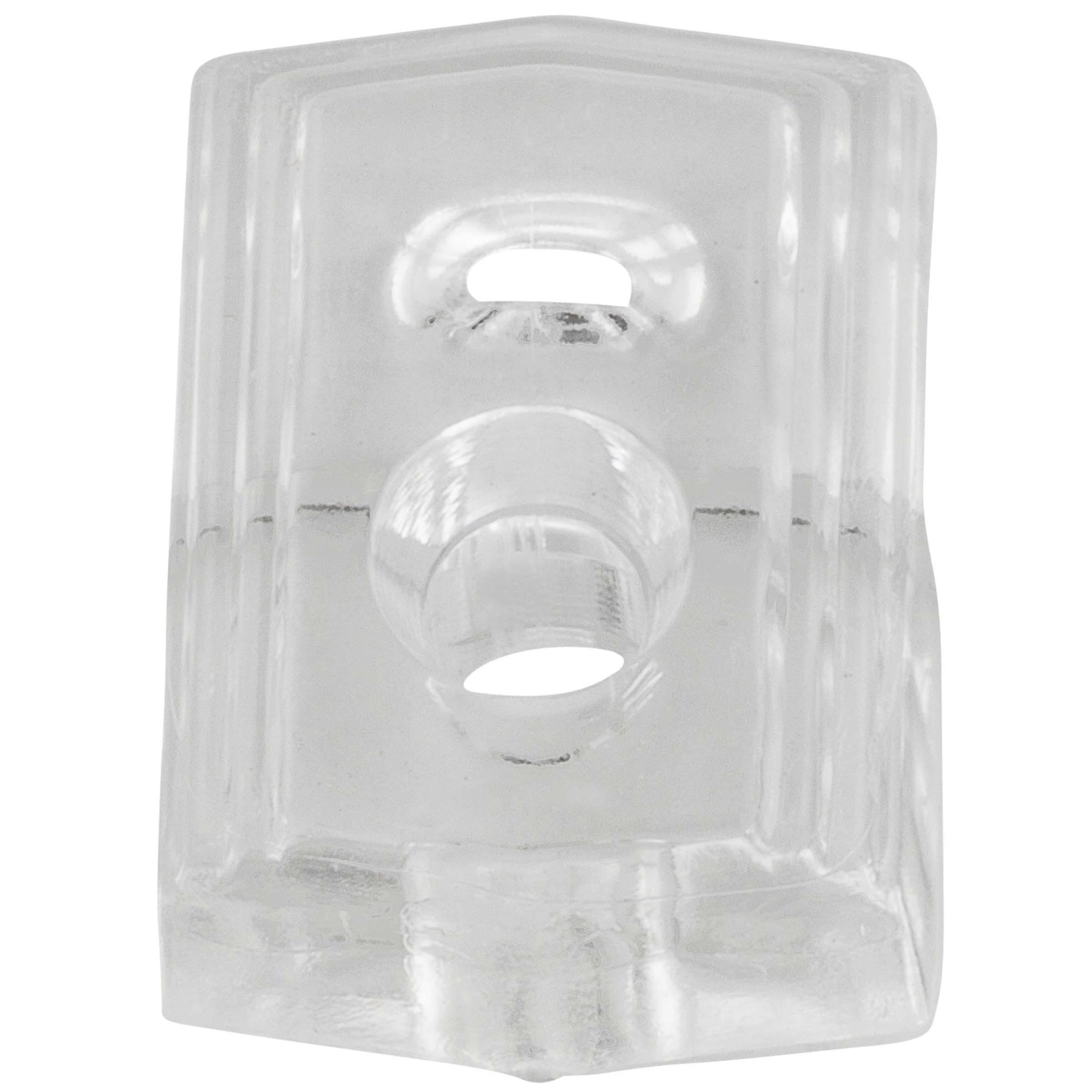 National Hardware - N260-331 V2555-18 1/8" Mirror Holders with 35 lb. Weight Capacity - Clear, 4 pack