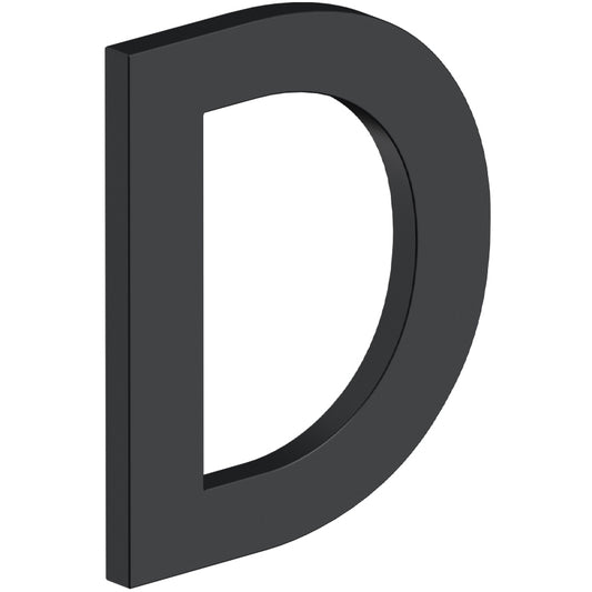 Deltana RNB-DU19 4" B Series Letter D with Risers - Matte Black
