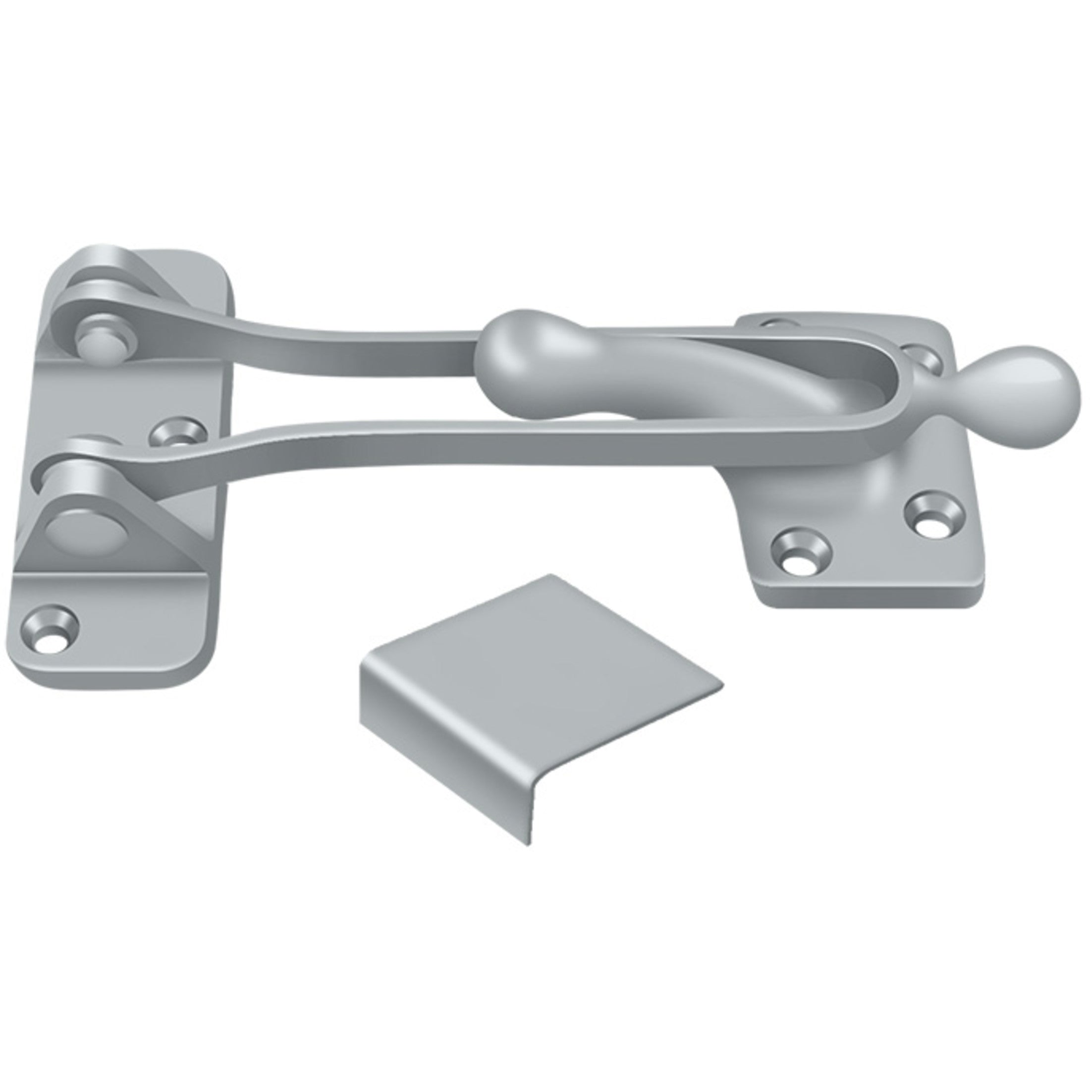 Deltana DG525U26D Solid Brass 5-Inch Door Guard