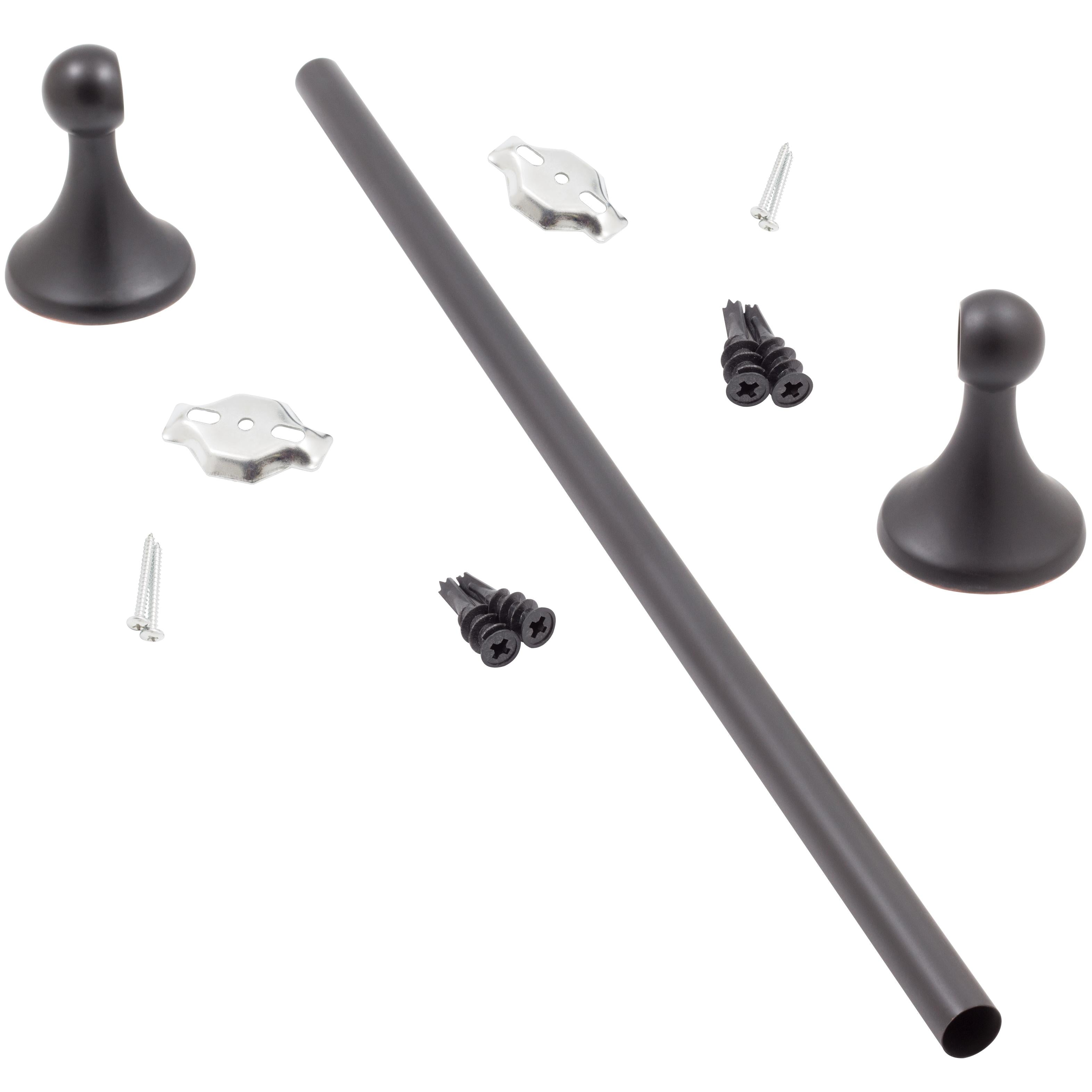 Stone Harbor Hardware Coastal Towel Bar, 24 Inches, Vintage Bronze