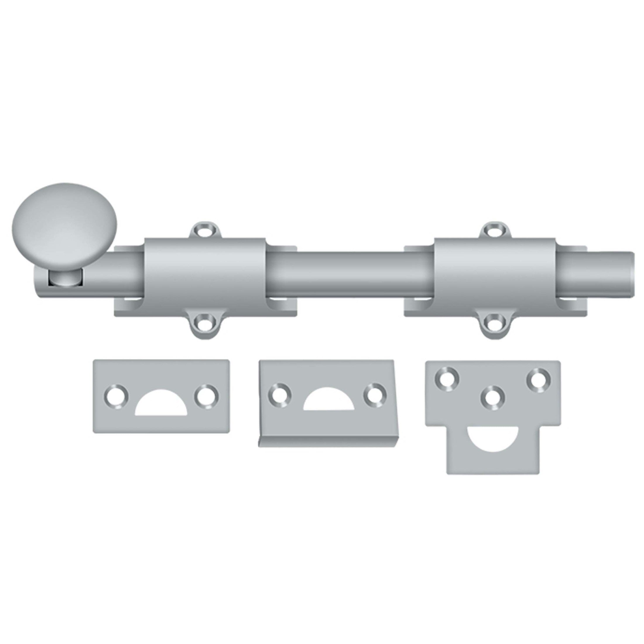Deltana 8SB26D HD Solid Brass 8-Inch Surface Bolt