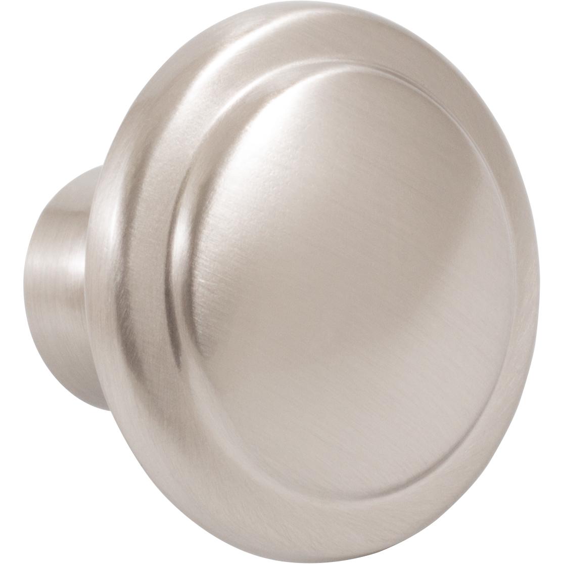 Stone Harbor Hardware Essential Cabinet Knob, 1-3/8 Inches, Satin Nickel
