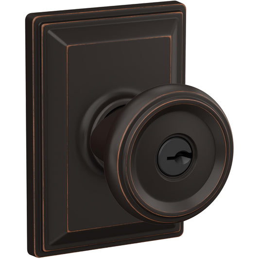 F51AOFM716GDV 16-211 10-063 K4 Offerman / Grandville Entry - Aged Bronze