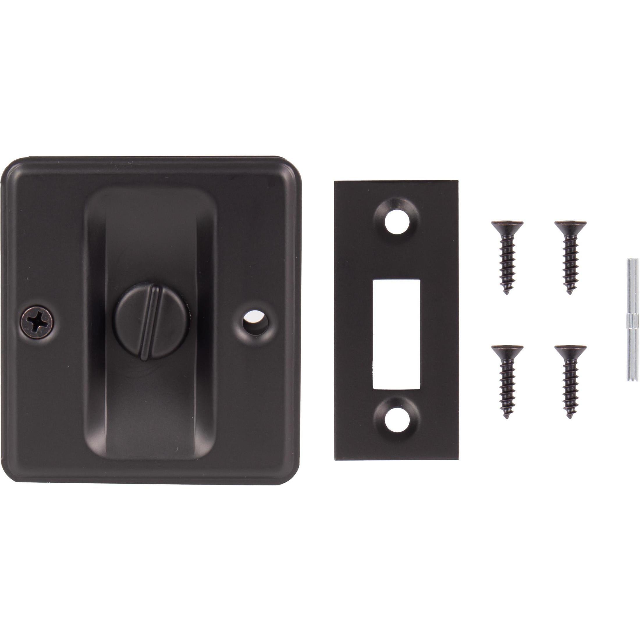 Square Pocket Door Lock Privacy
