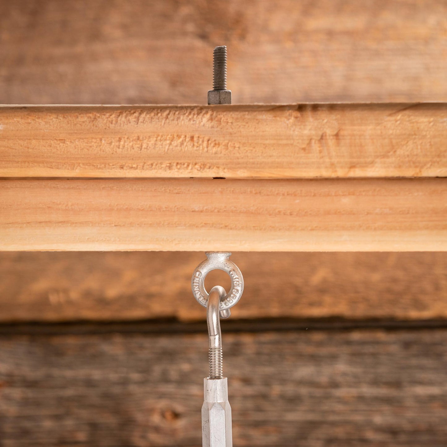 3260BC 5/16" x 4-1/4" Forged Eye Bolt with Shoulder - Galvanized