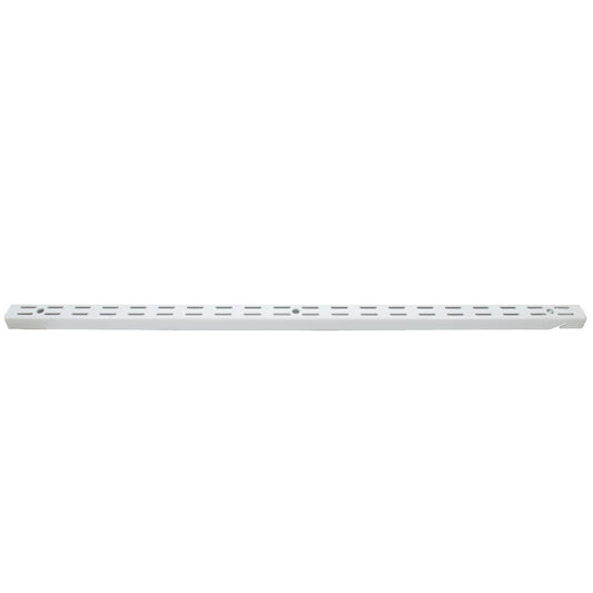 Stone Harbor Hardware Standard-Duty Double Track Wall Standard, 48 Inches, White