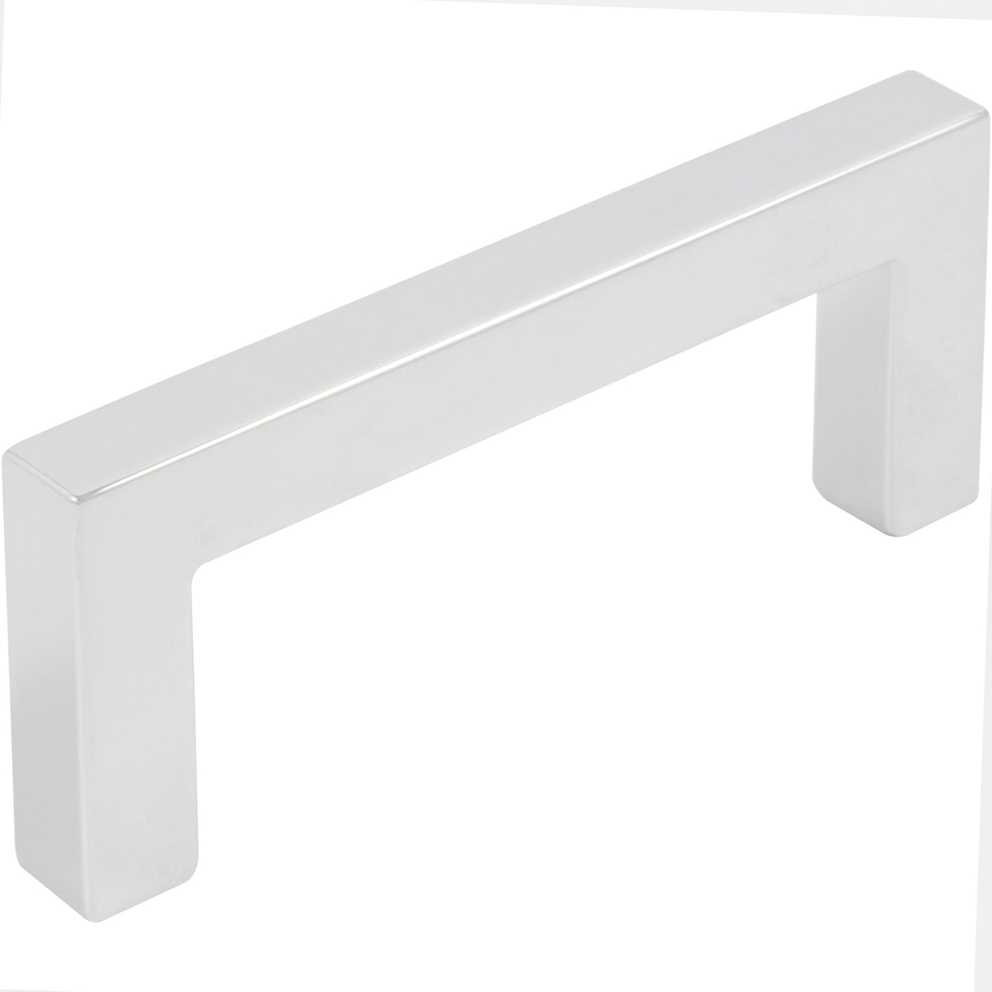 Stone Harbor Hardware Contemporary Square Cabinet Pull, 3 Inches, Zinc Base Material, Polished Chrome