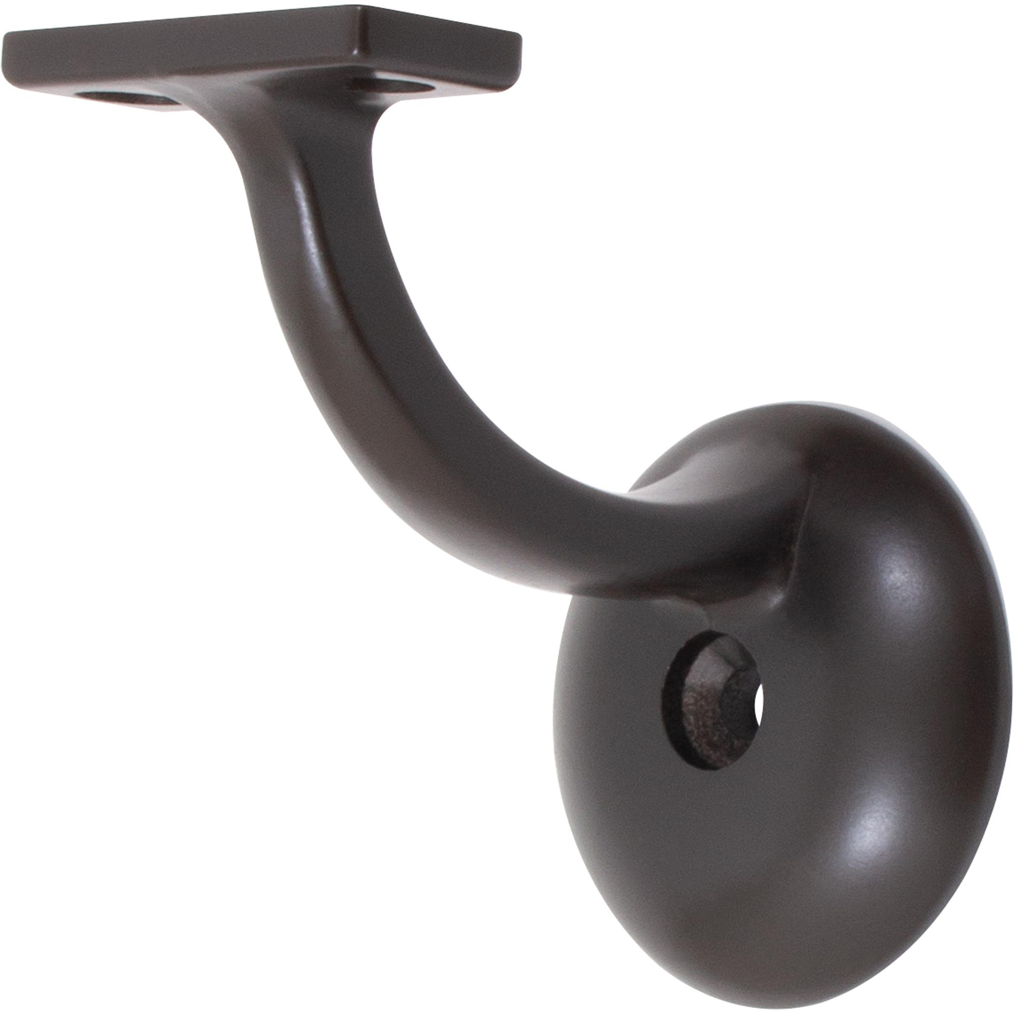 Stone Harbor Hardware Heavy-Duty Round Handrail Bracket, Oil-Rubbed Bronze