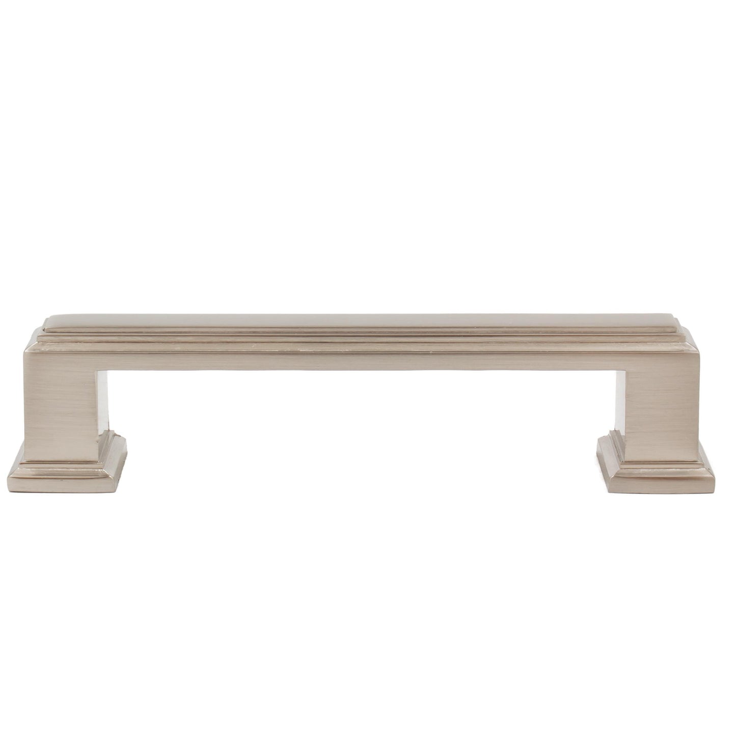 Stone Harbor Hardware Metropolis Cabinet Pull, 96 Millimeters, Satin Nickel