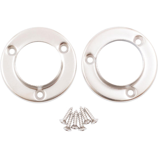 Stone Harbor Hardware Pole Sockets, Fits Poles up to 1-3/8" Diameter, Satin Nickel