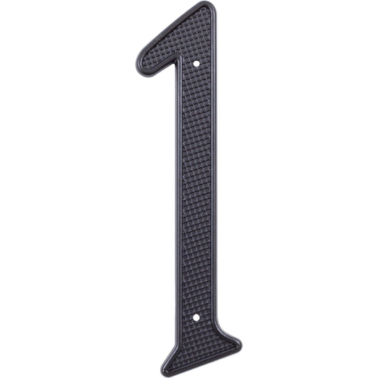 Stone Harbor Hardware Traditional House Number, #1, 4 Inches, Matte Black