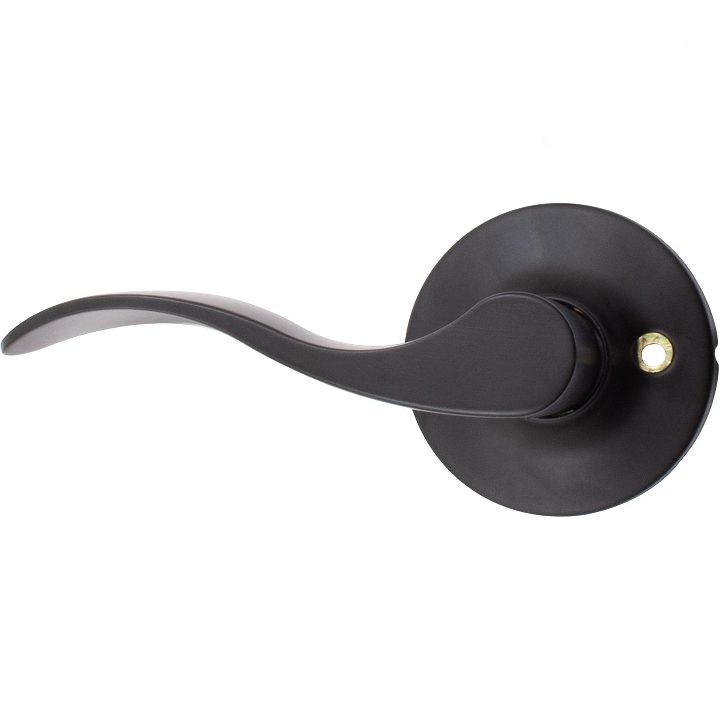 Stone Harbor Hardware Beaverton Door Lever, Dummy (Non-Turning) Latch, Left-Handed, Matte Black