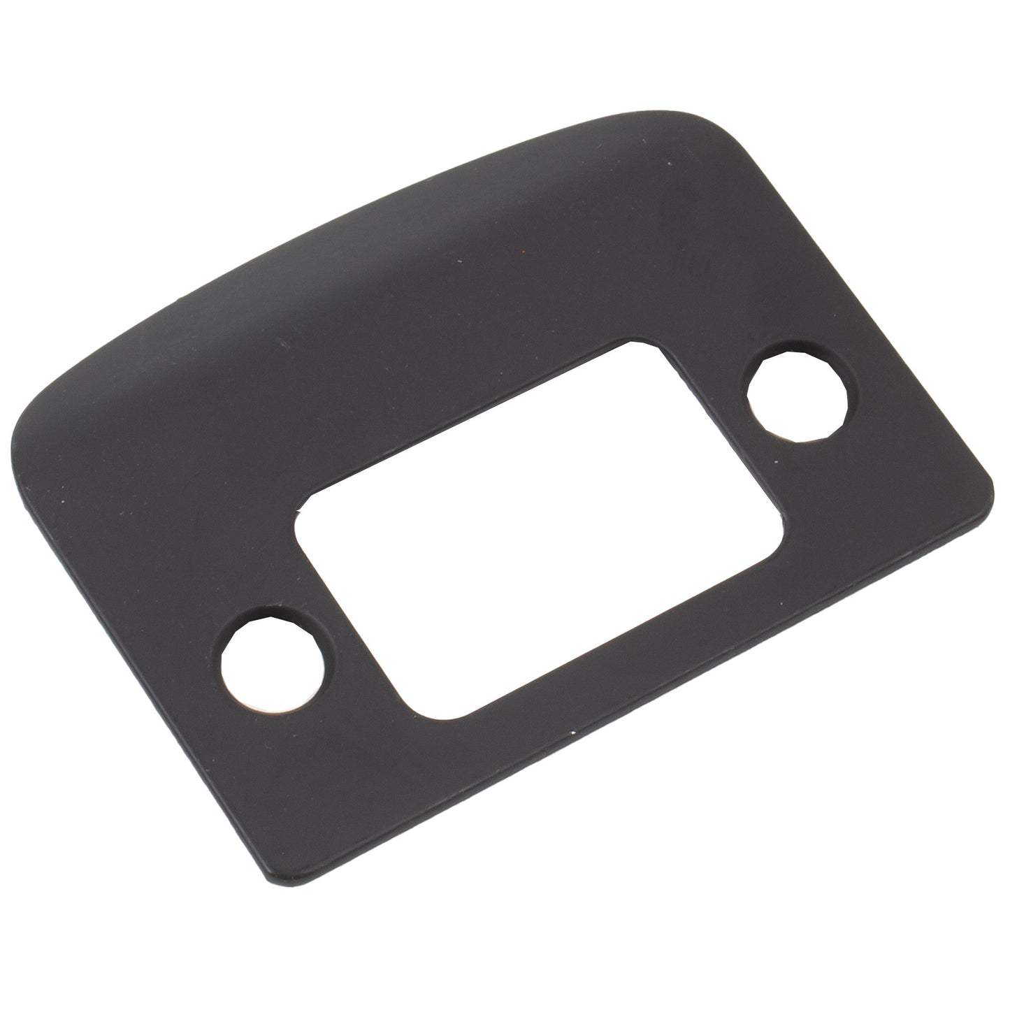 84638-010 2-1/4" Square Corner Full Lip Deadbolt Strike - Matte Black