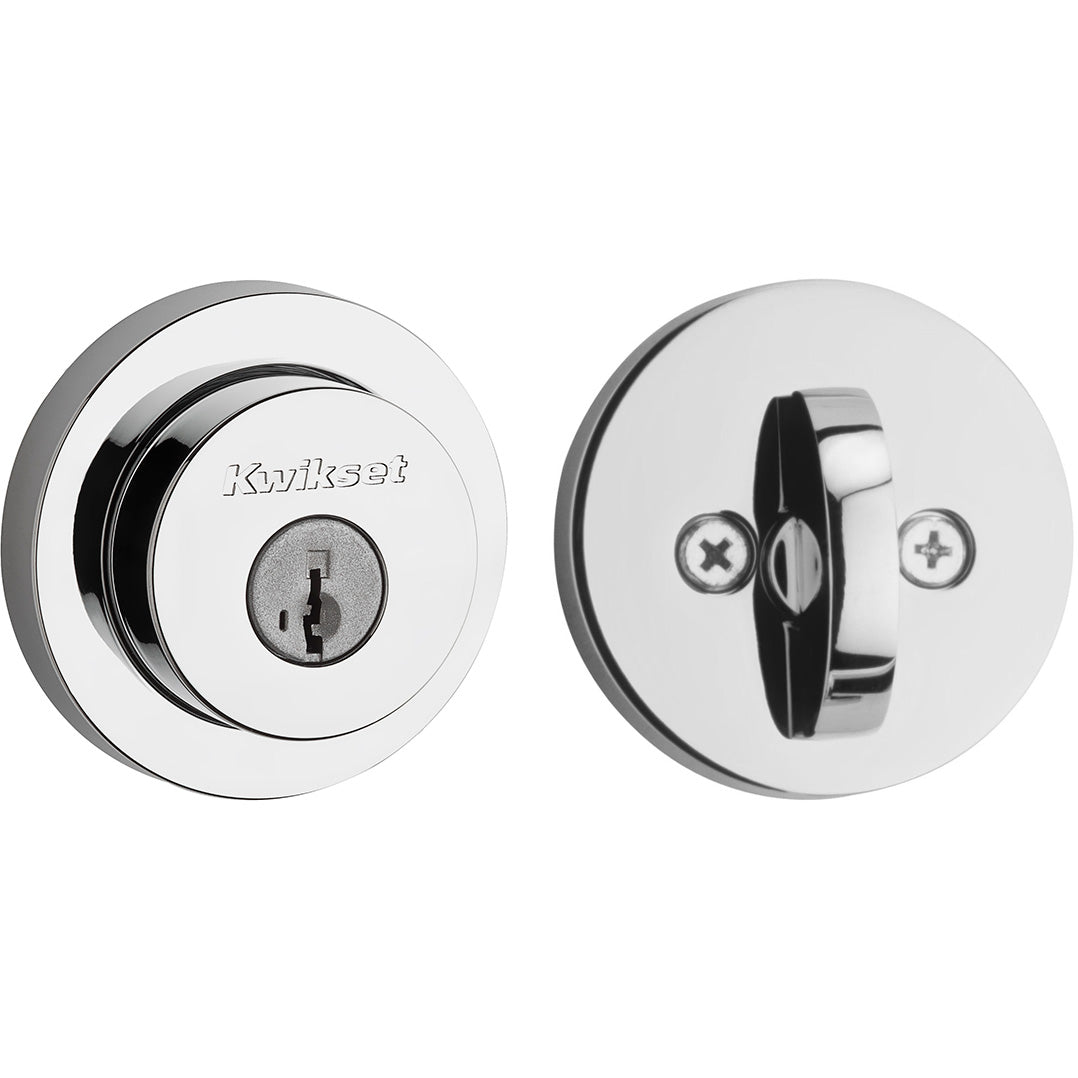 158 RDT 26 SMT 6AL STRKP K3 Milan 1-Cyl Deadbolt - Polished Chrome