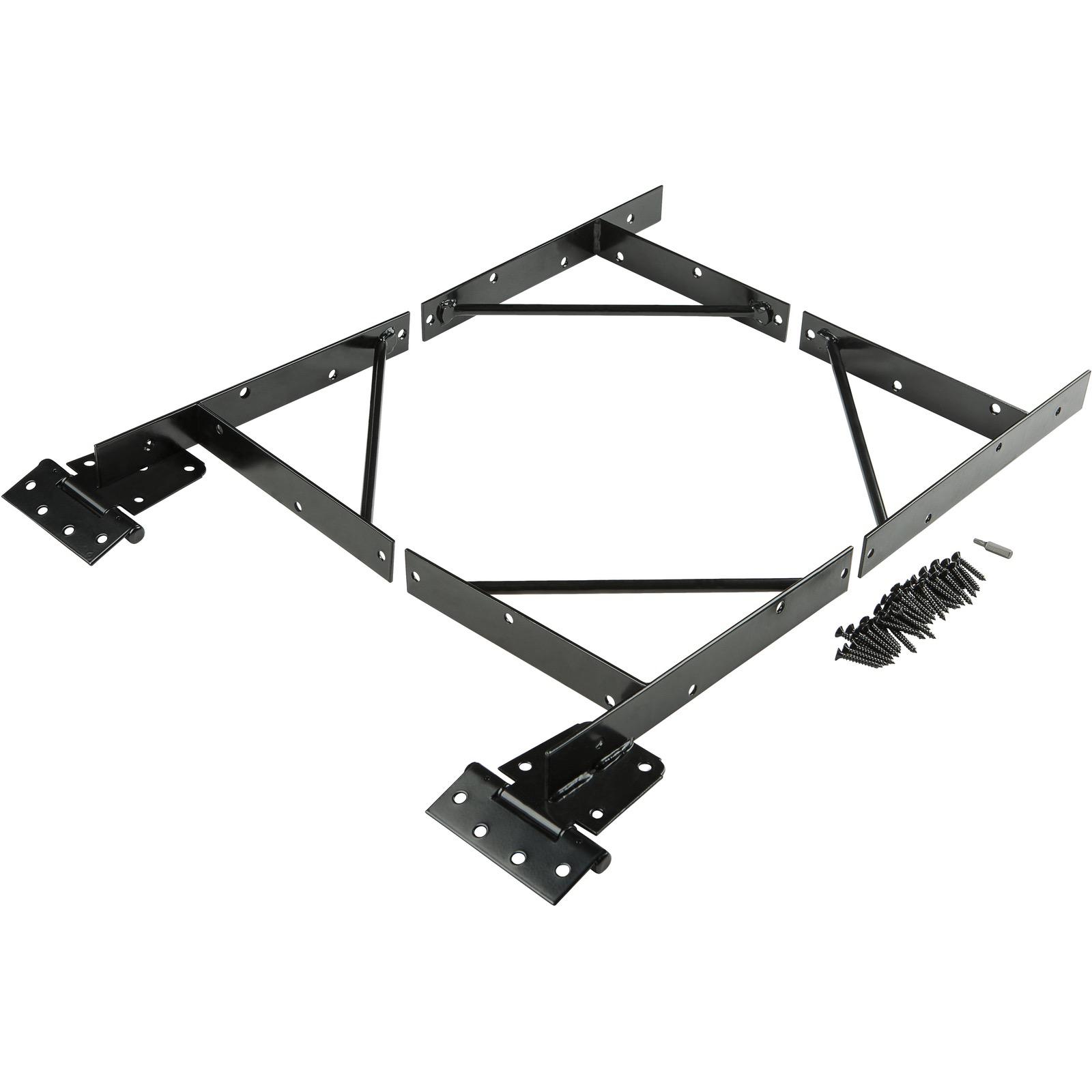 National Hardware - 874 Anti-Sag Gate Kit - Black